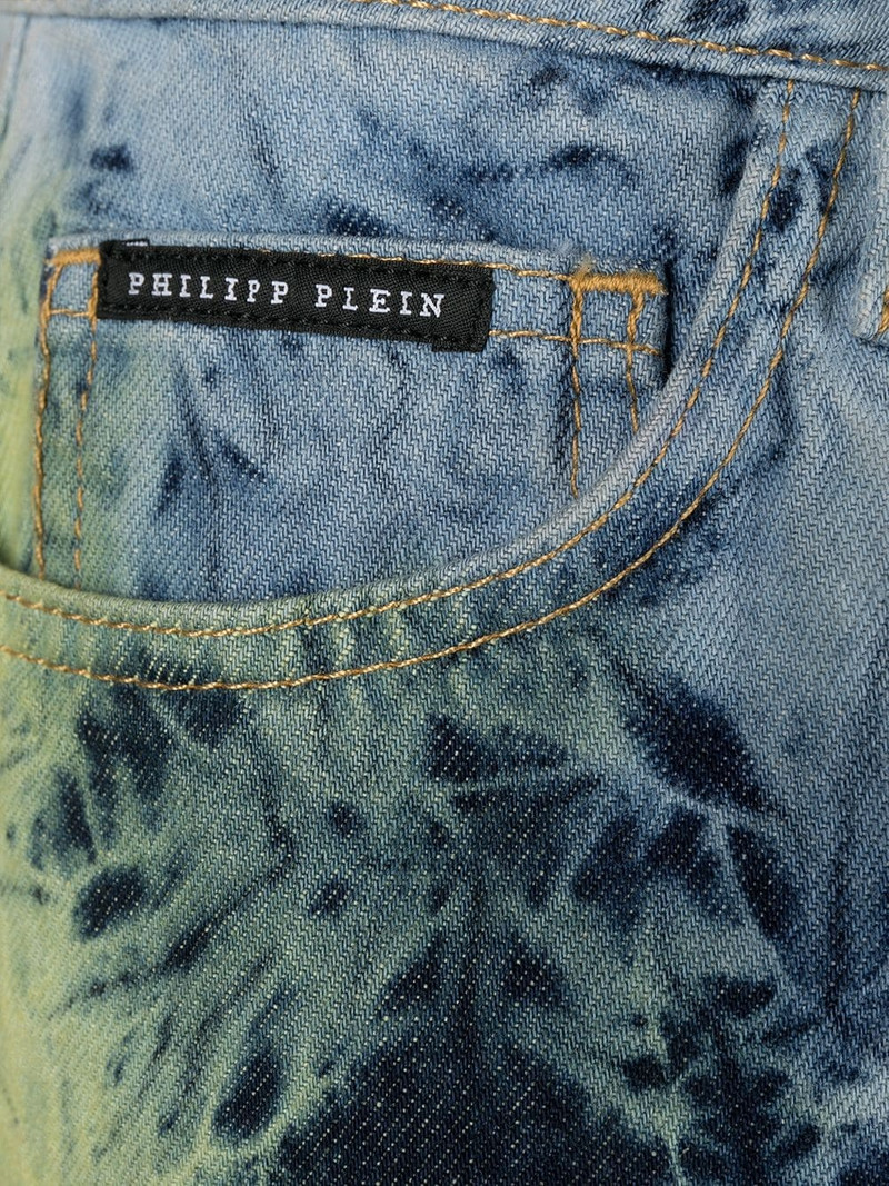 boyfriend fit bleached tie-dye jeans 6
