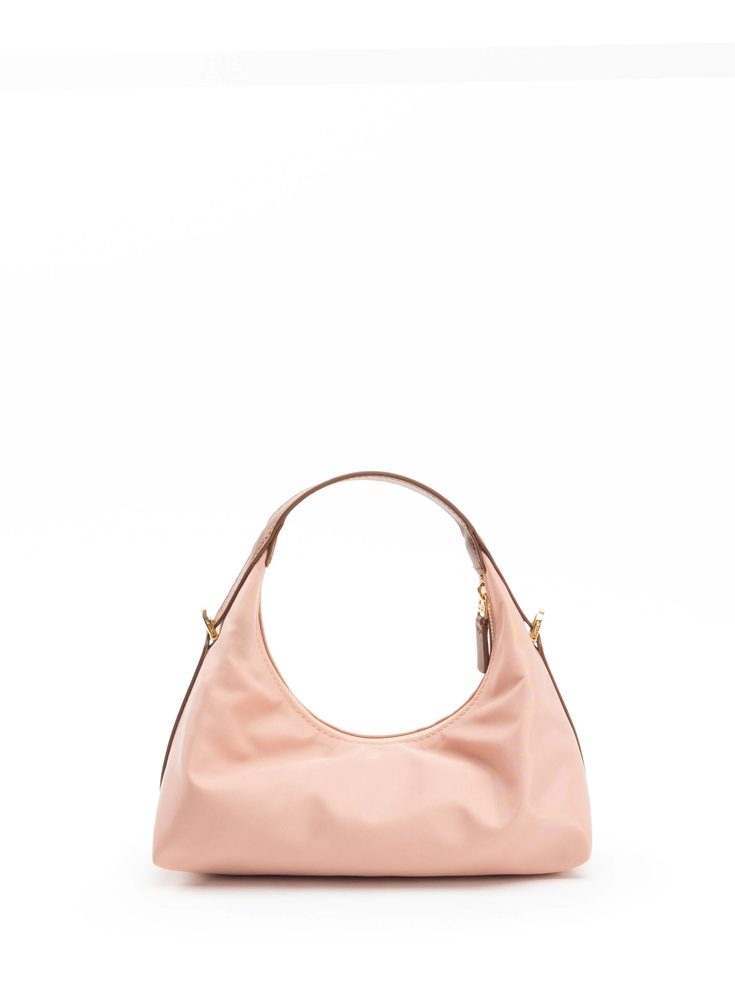 Le Nylon Mini Nylon/Leather Trimming Dust Pink/Cognac - 1