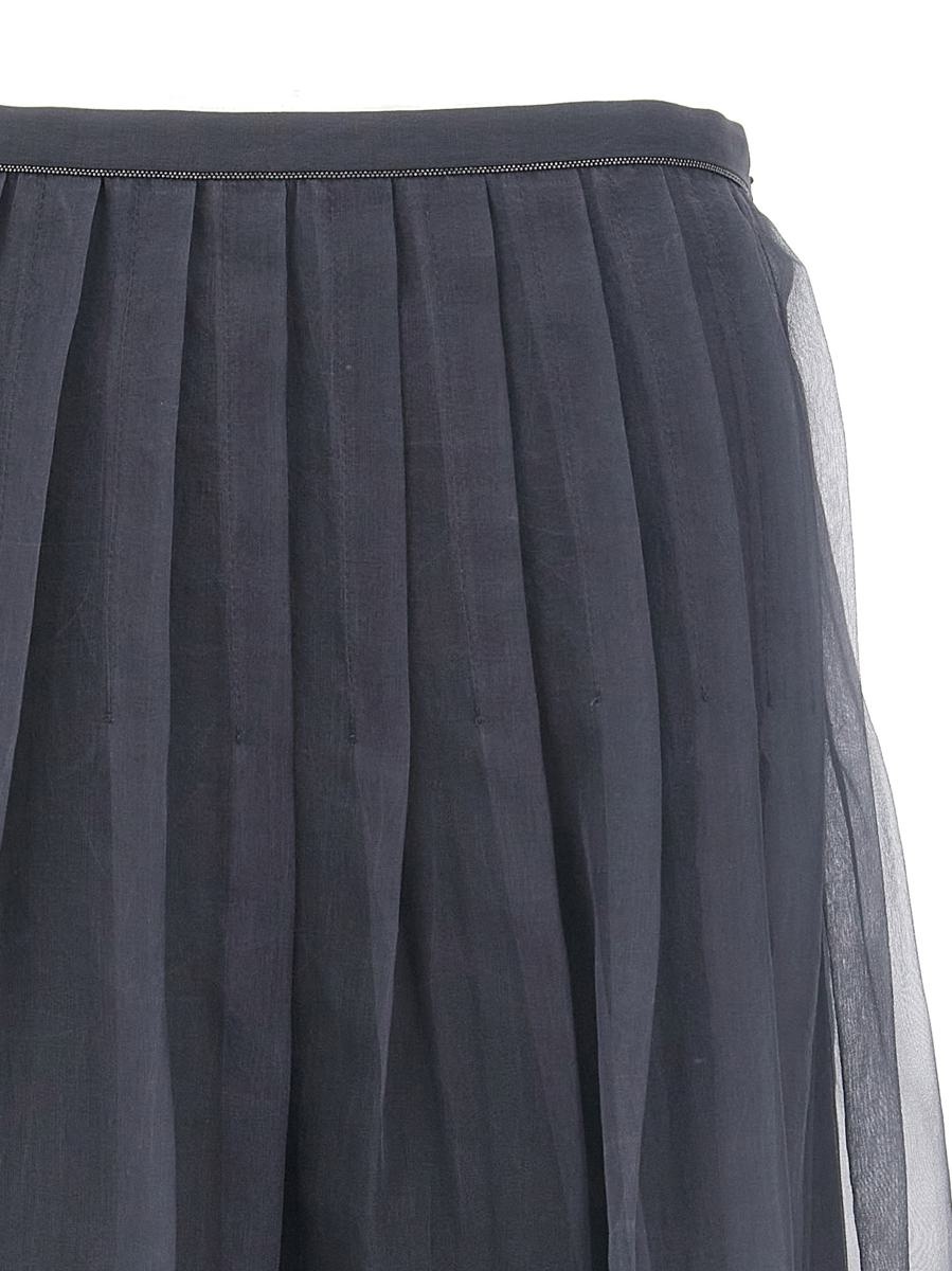 Brunello Cucinelli BRUNELLO CUCINELLI TULLE SKIRT - 3