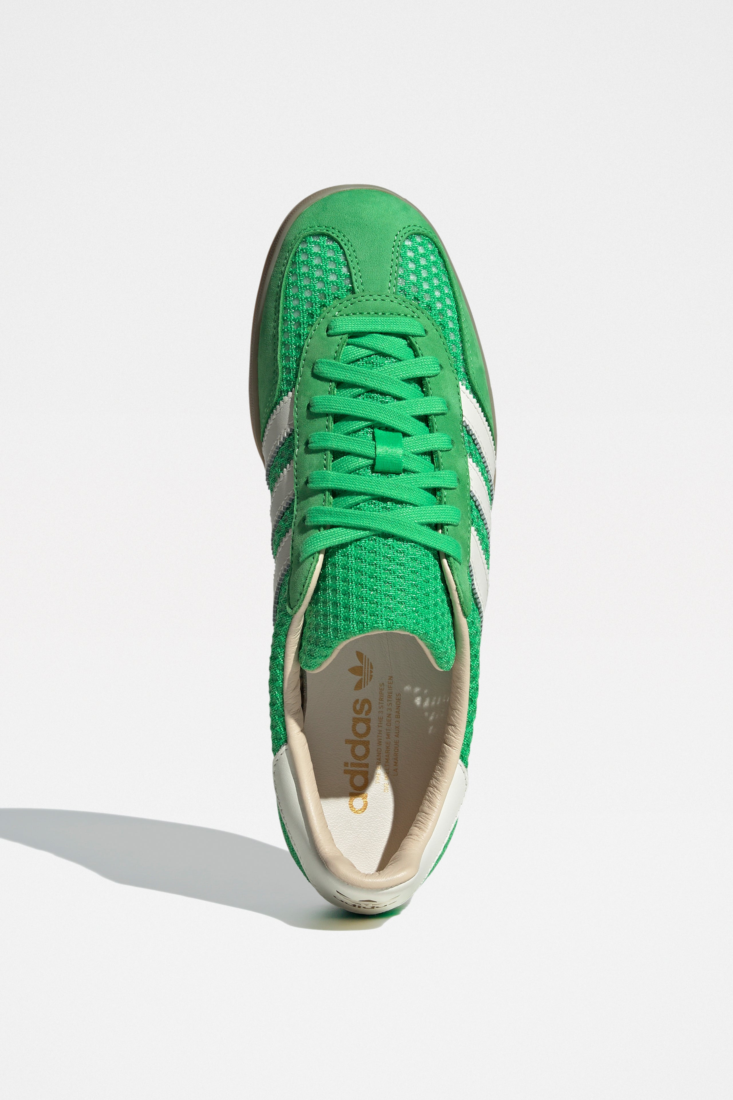 ADIDAS ORIGINALS GAZELLE INDOOR ENERGY GREEN / OFF WHITE - 5