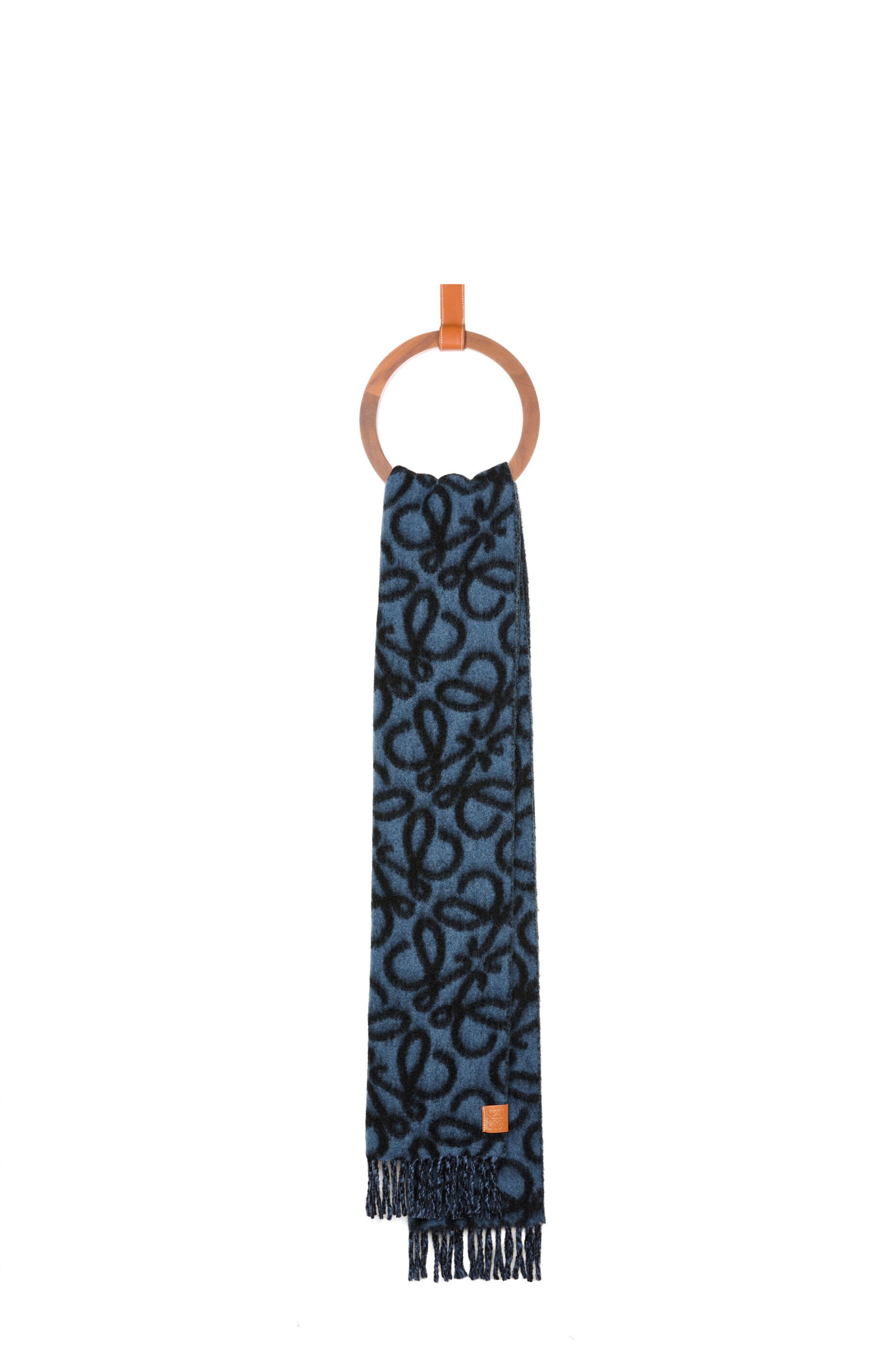 Anagram scarf in alpaca and wool - 1