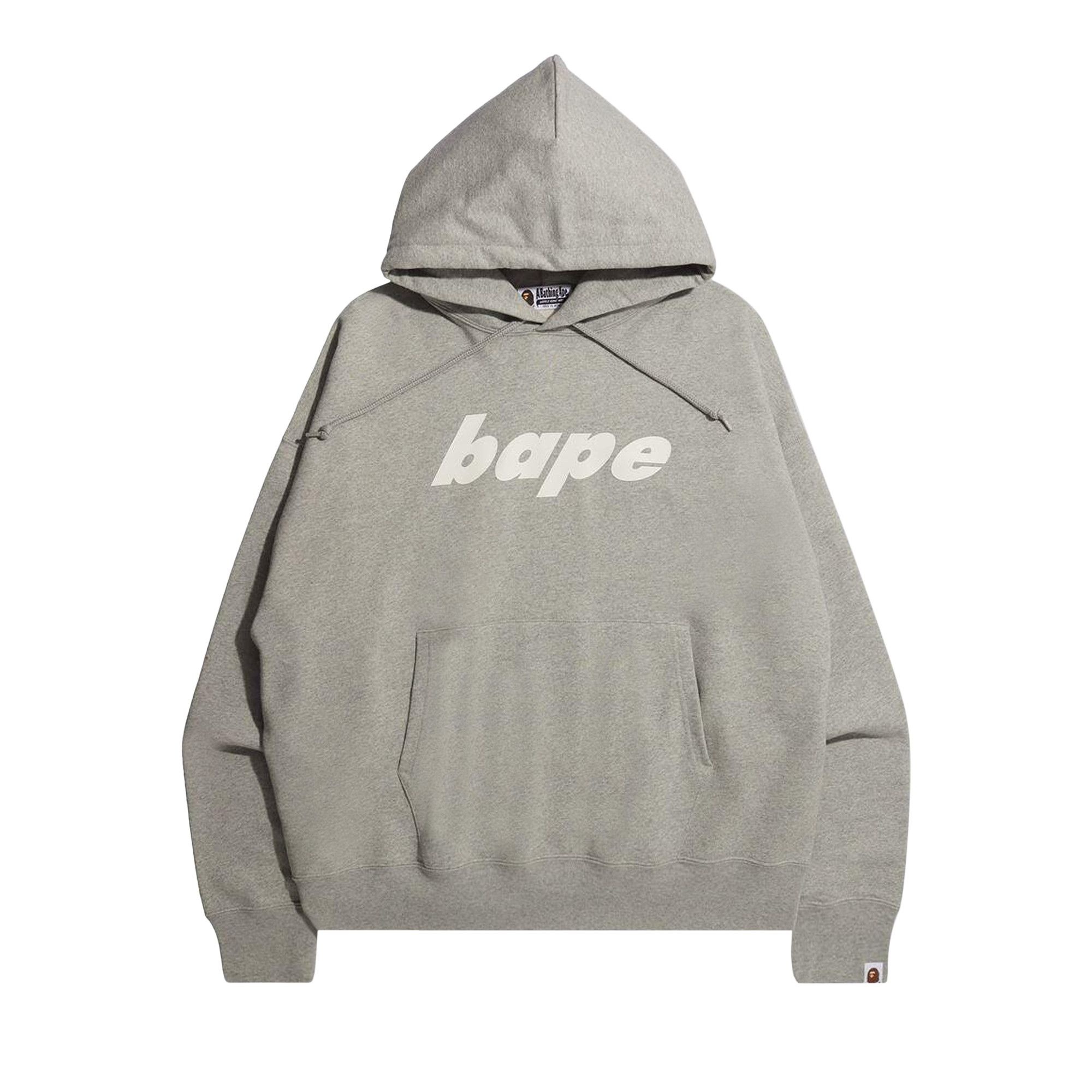 BAPE Sta Camo WGM Ape Head Loose Fit Pullover Hoodie 'Grey' - 1