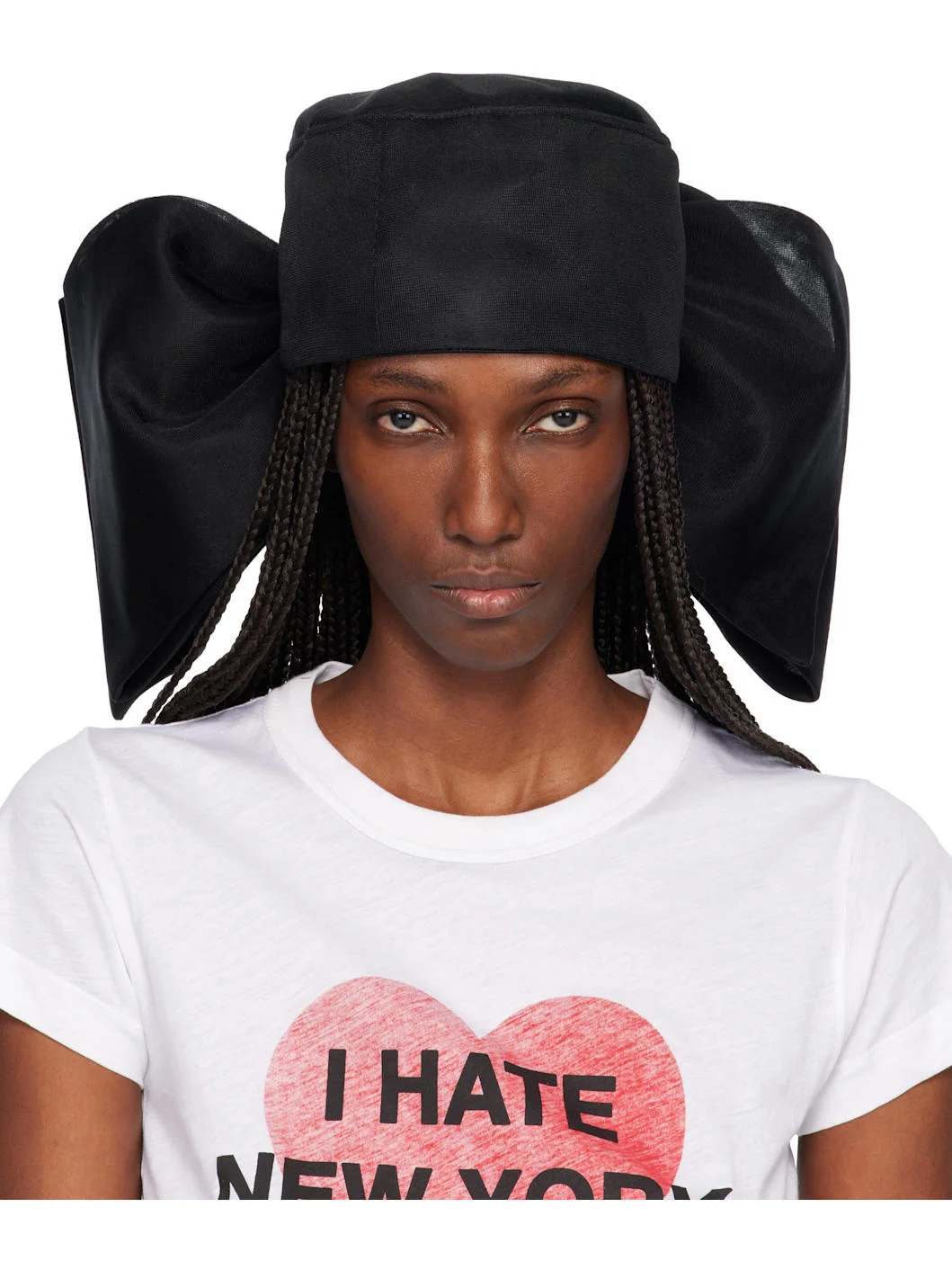 Black Bow Beanie - 1