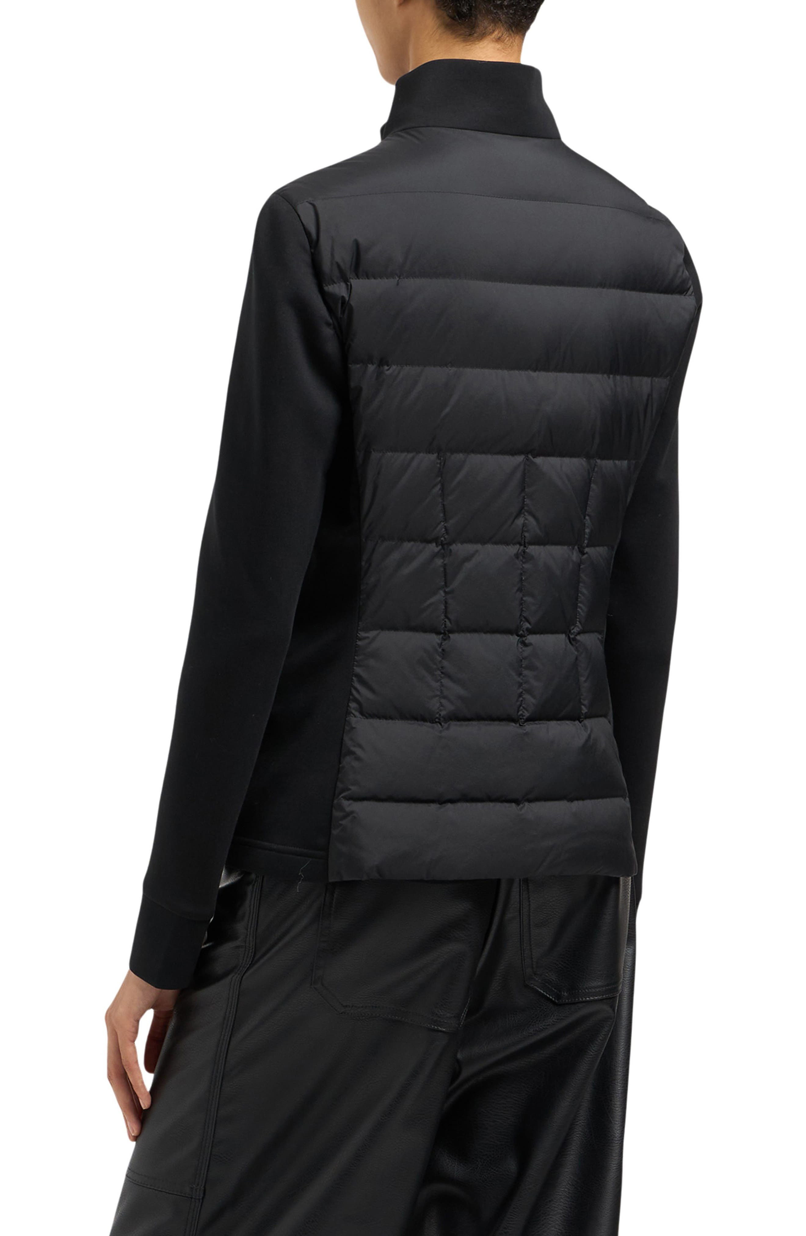 Moose Knuckles Naomi 800 Fill Power Down Hybrid Jacket in Black at Nordstrom - 2