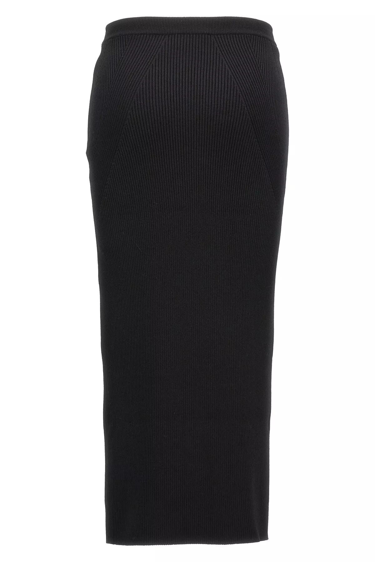 Ribbed midi skirt - 3