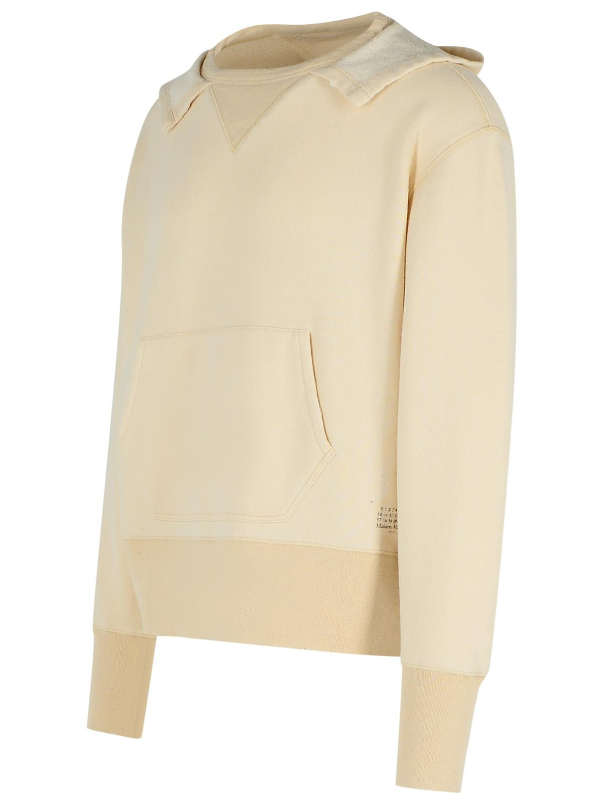 Maison Margiela 'Pilling' Cream Cotton Sweater Men - 2