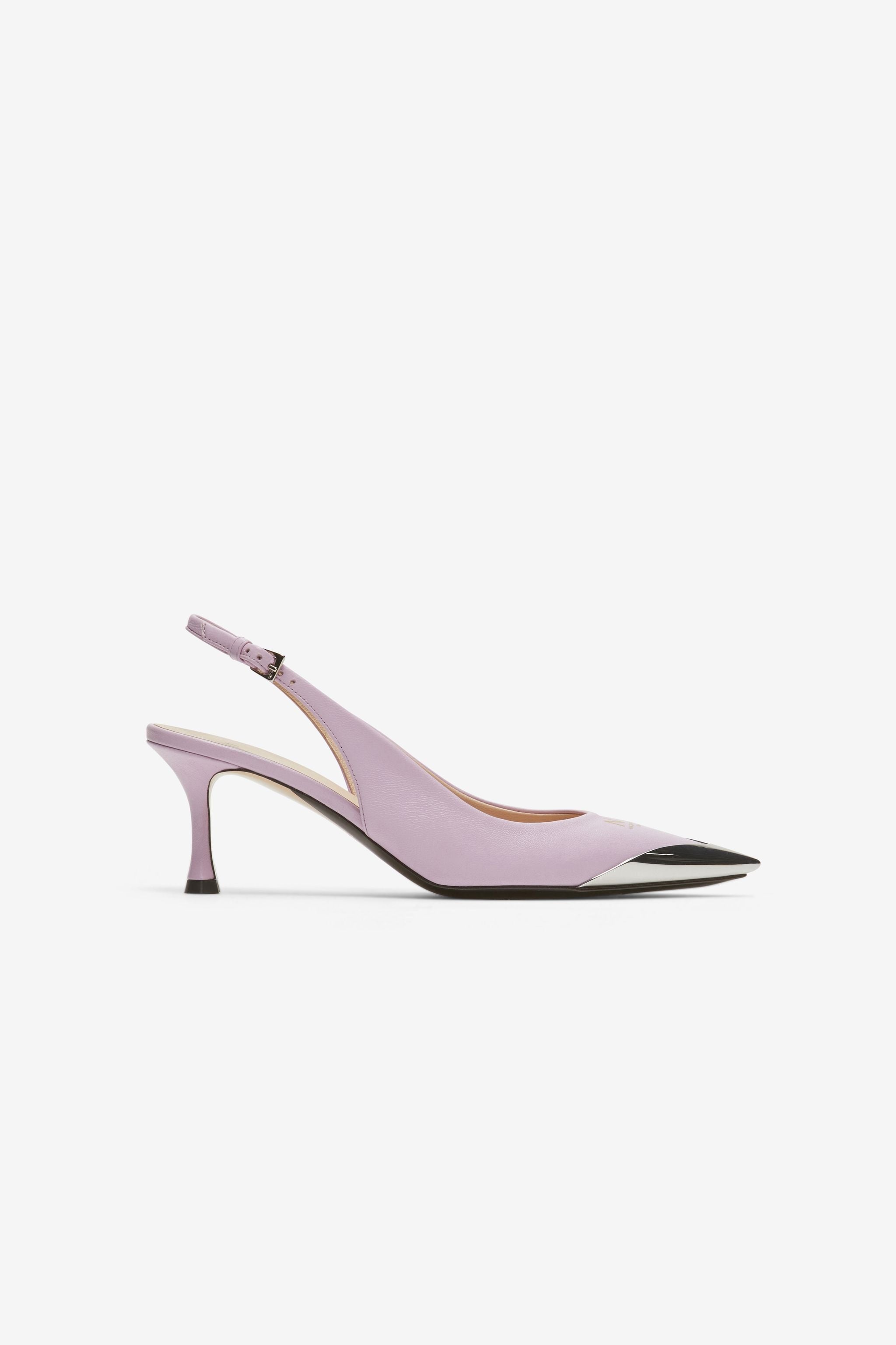 LOGO-PRINT SLINGBACK PUMPS - 1