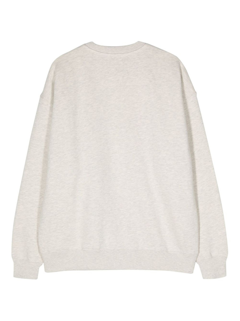 AWAKE NY logo-embroidered mélange sweatshirt outlook