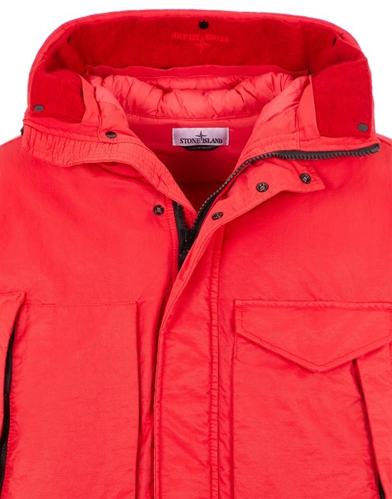 70821 OPAQUE NYLON TWILL DOWN RED - 3