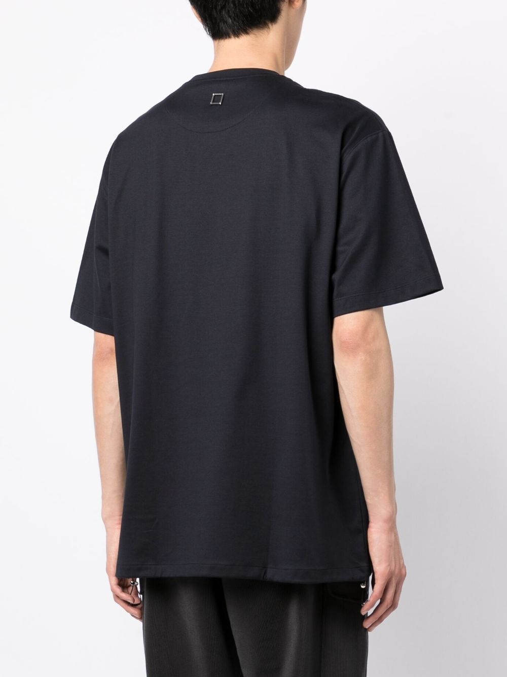 logo-plaque cotton T-shirt - 5