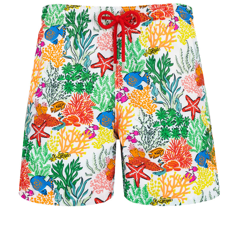 Men Swim Trunks Fonds Marins Multicolores 1