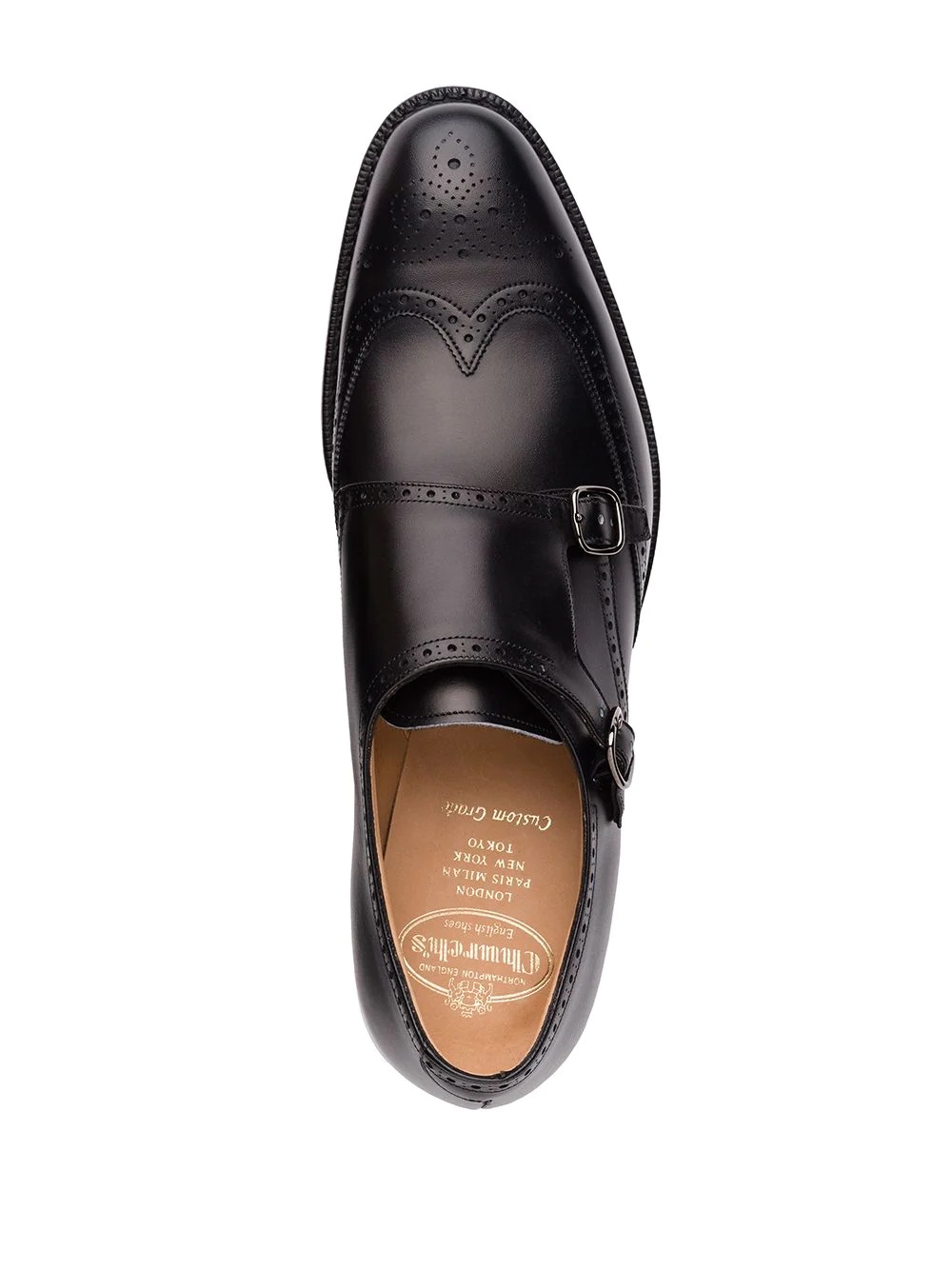 Shanghai monk strap leather shoes - 3