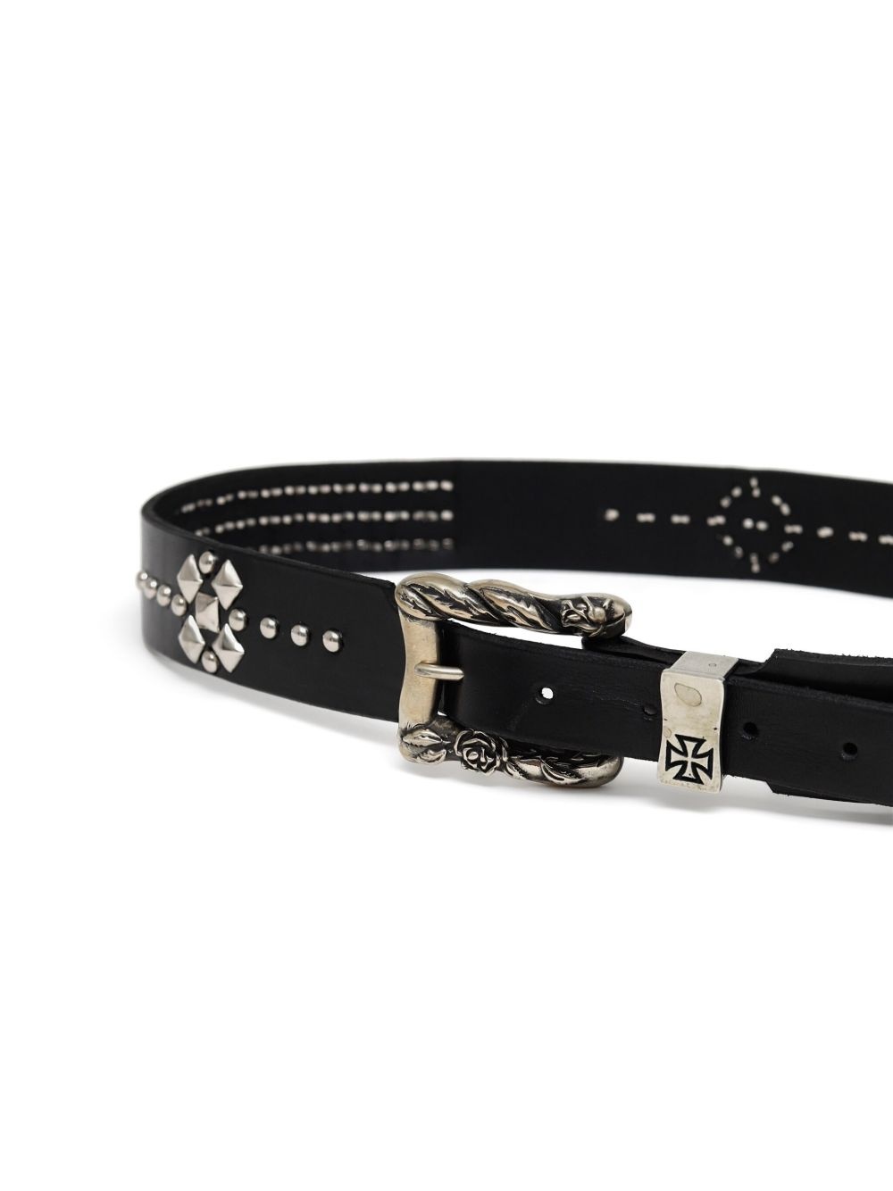studded leather belt - 2