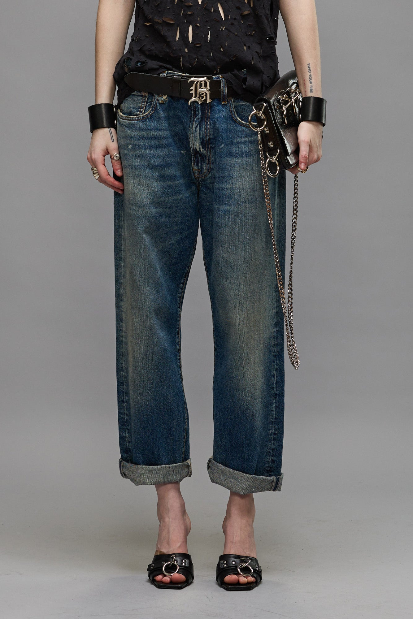 BOYFRIEND JEAN - GARNET BLUE - 3