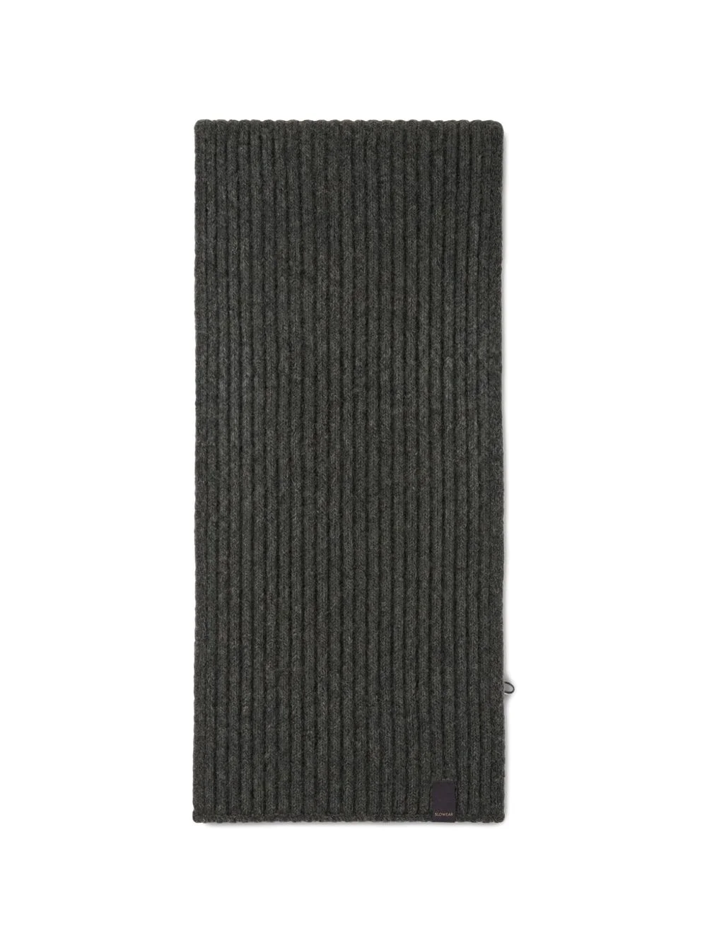 ribbed-knit scarf - 1