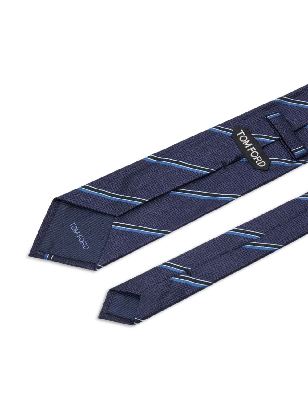 striped silk tie - 2