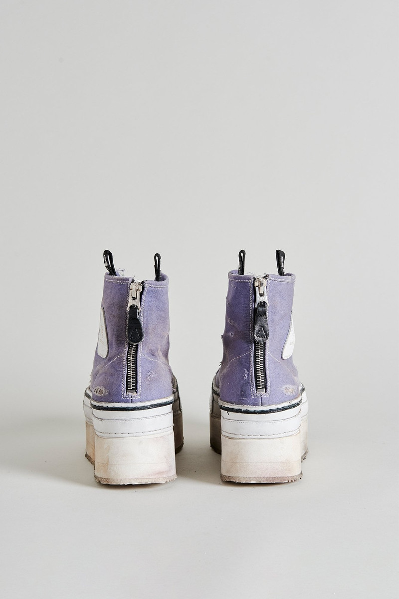 R13 COURTNEY PLATFORM HIGH TOP SNEAKER - LILAC outlook