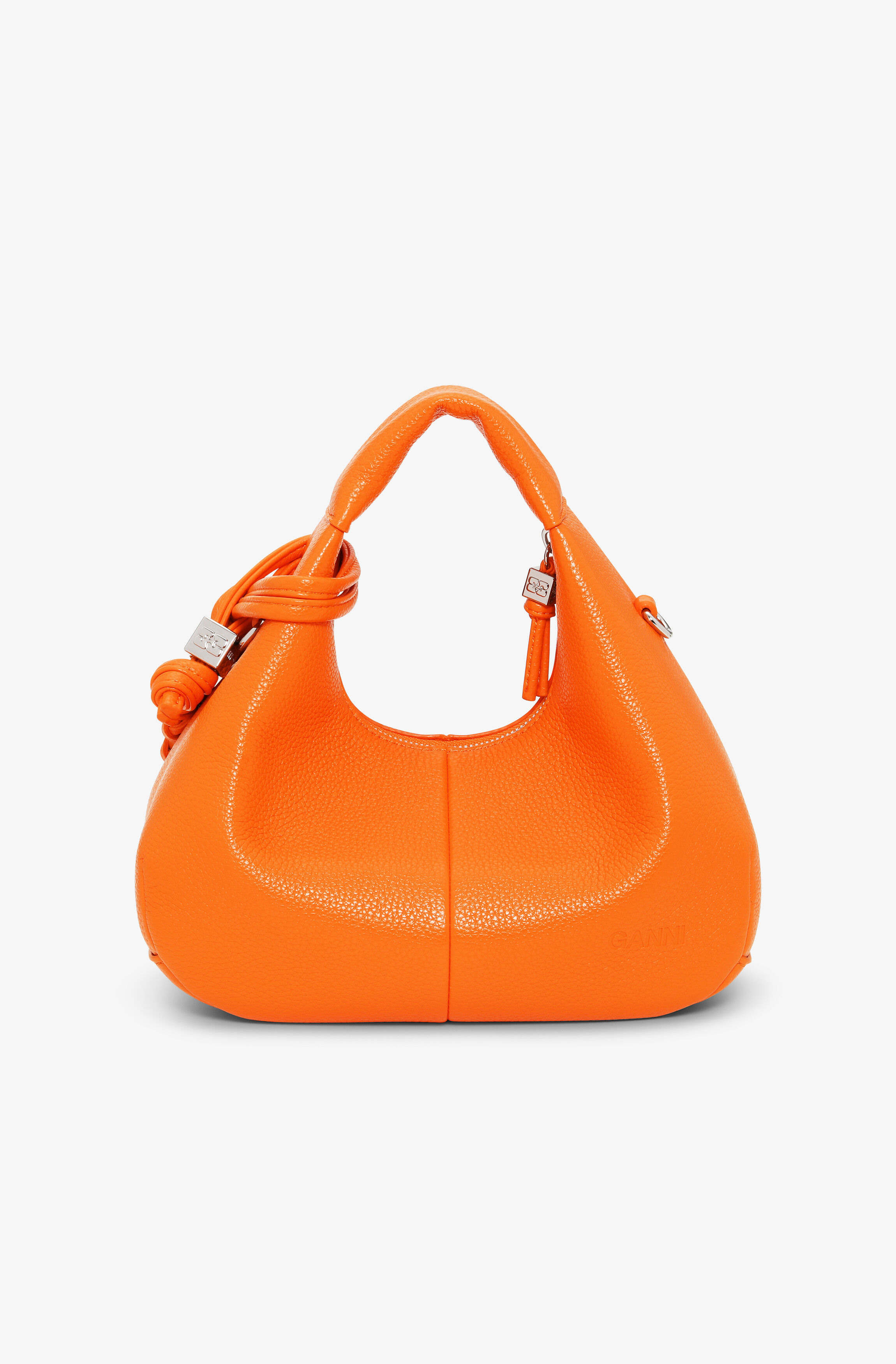 ORANGE MINI HOBO BAG - 3