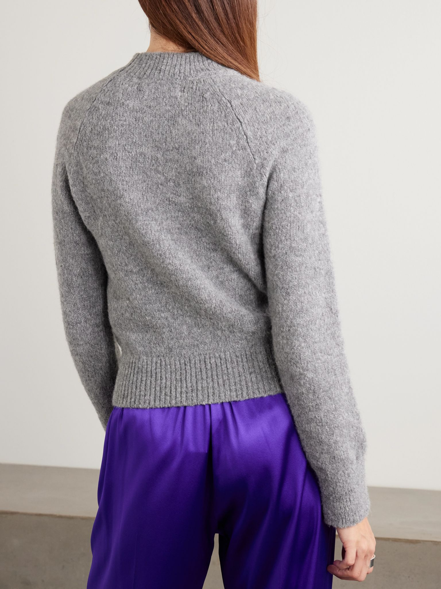 Alpaca-blend sweater Gray - 4