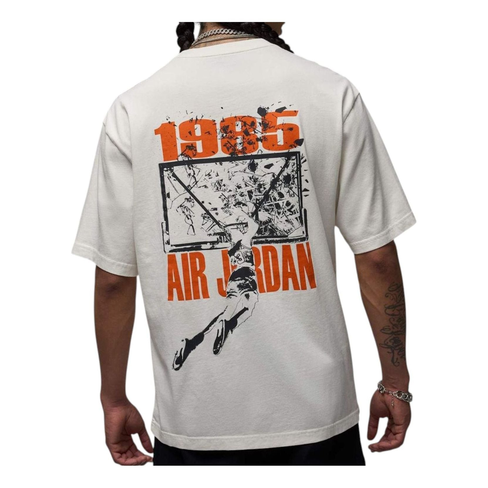 Air Jordan Brooklyn Oversized Graphic T-Shirt 'Sail' IB3297-133 - 2