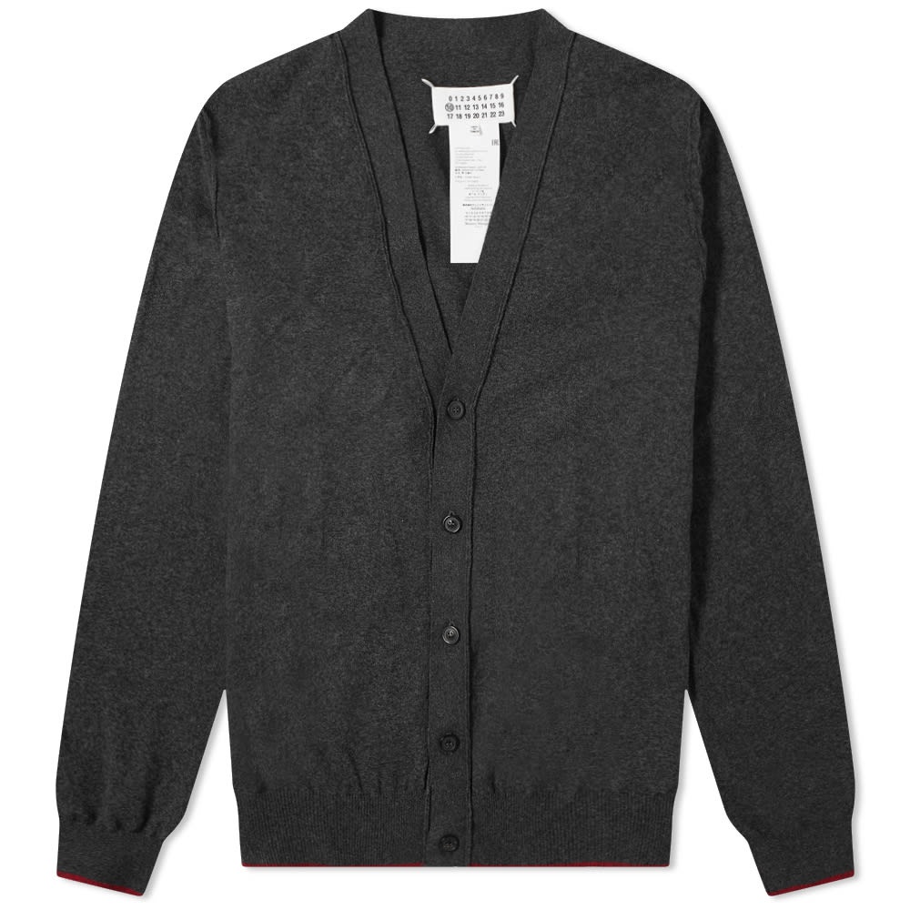 Maison Margiela 14 Suede Elbow Patch Cardigan - 1