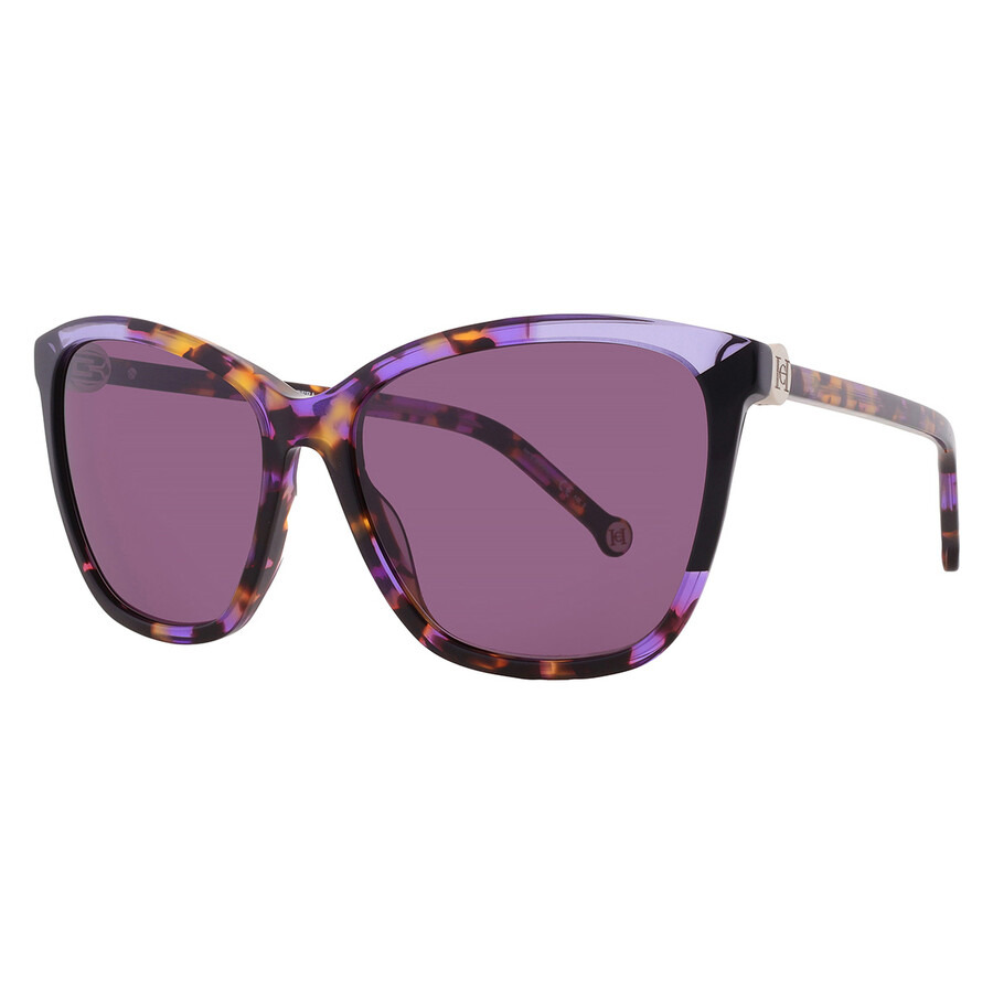 Carolina Herrera Violet Butterfly Ladies Sunglasses CH 0052/S 0F0T/UR 58 - 2