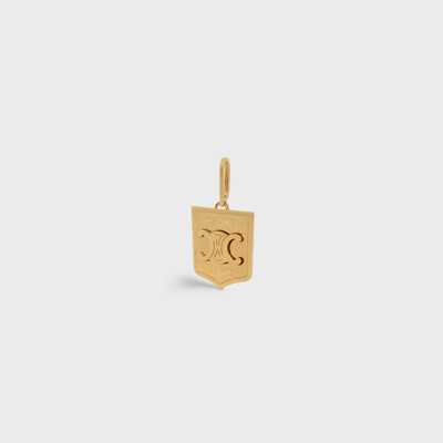 CELINE Celine Separables Blason Pendant in Brass with Gold Finish outlook