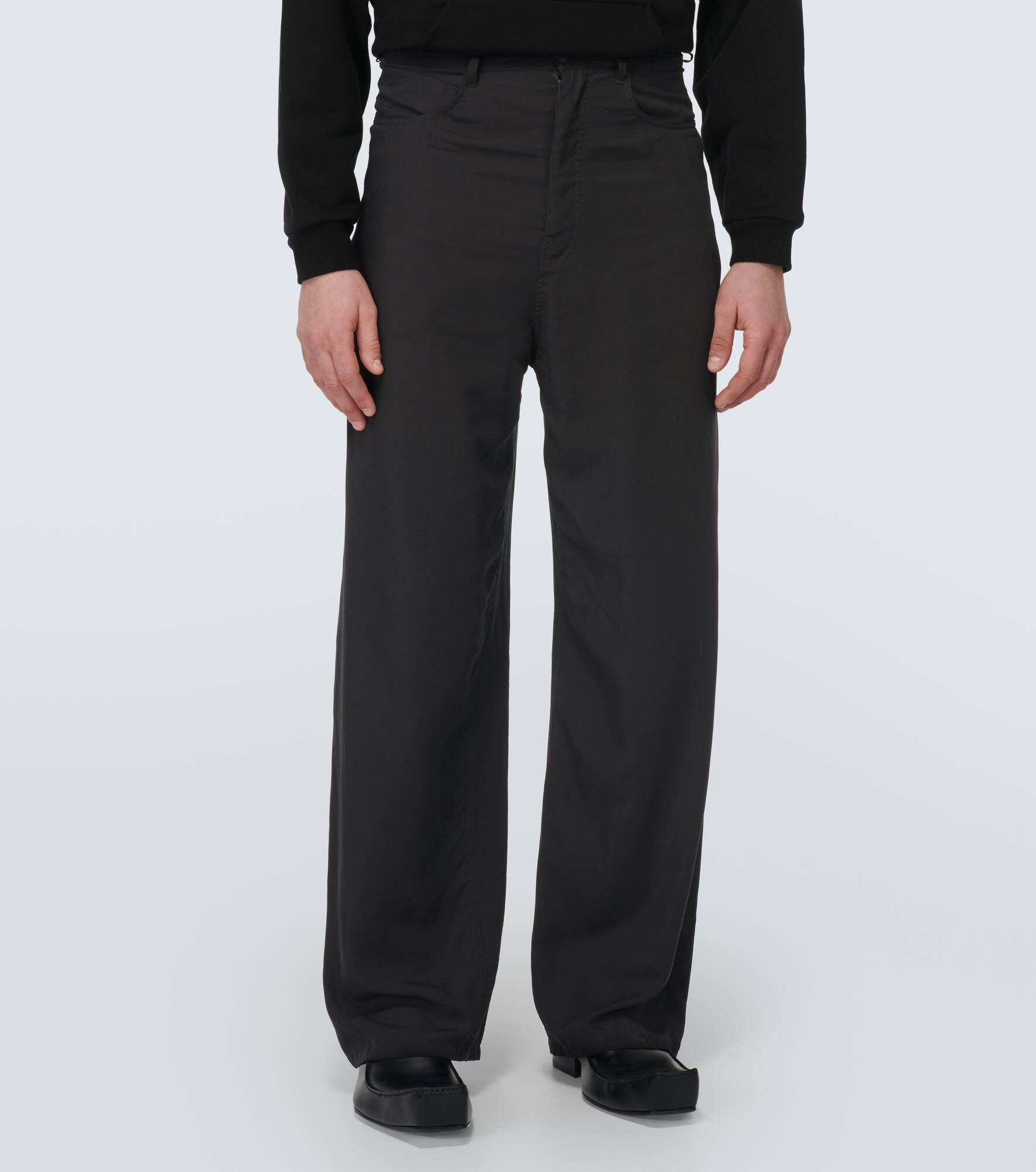 High-rise wide-leg pants - 3