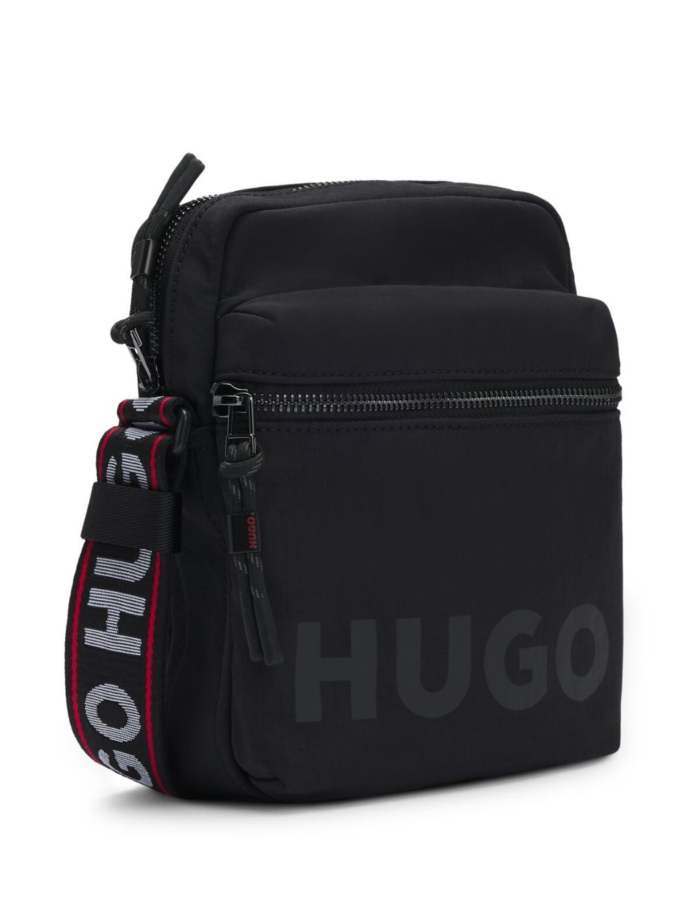 logo-print shoulder bag - 4