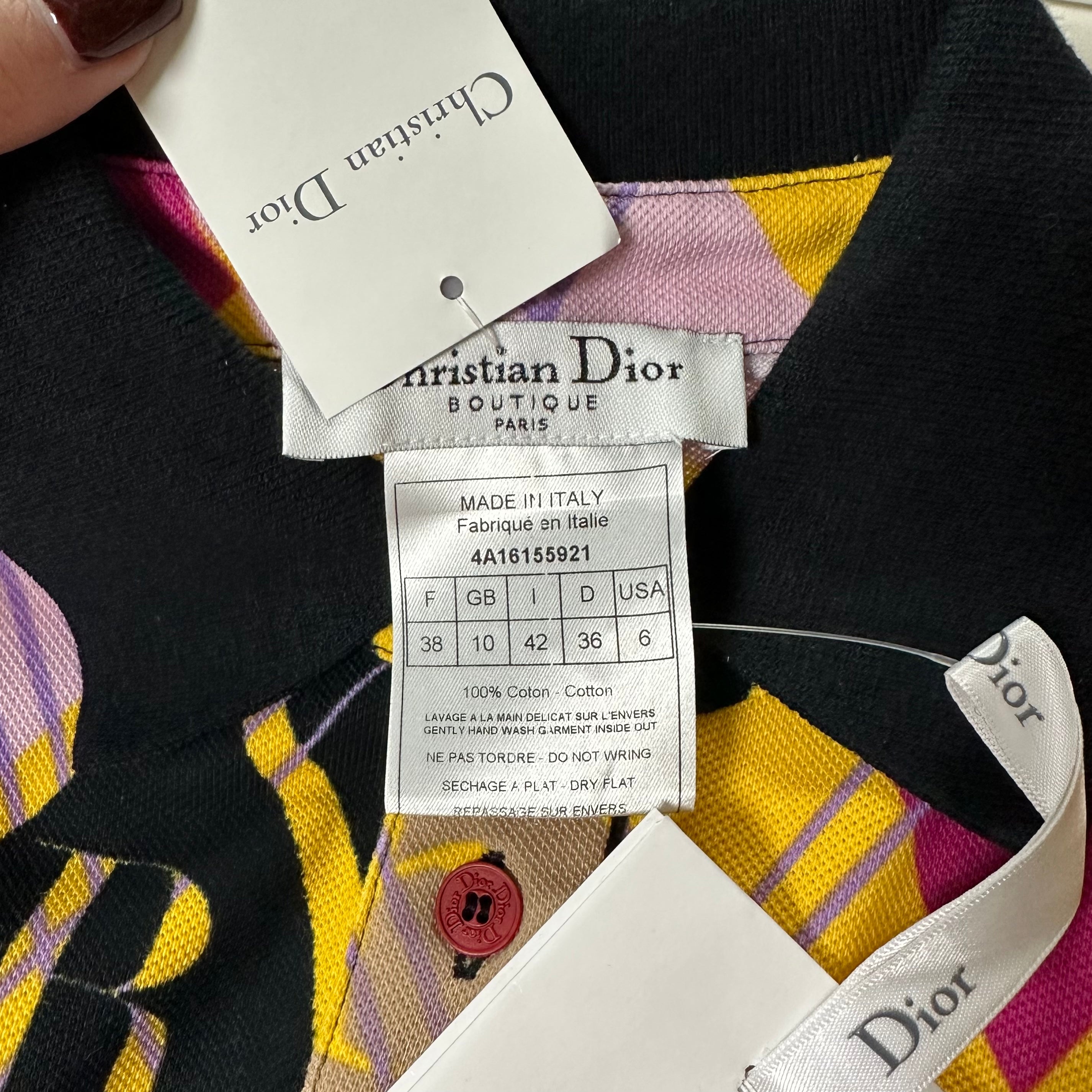 CHRISTIAN DIOR Fall Winter 2004 Golf Checkered Sleeveless Polo Shirt - 3