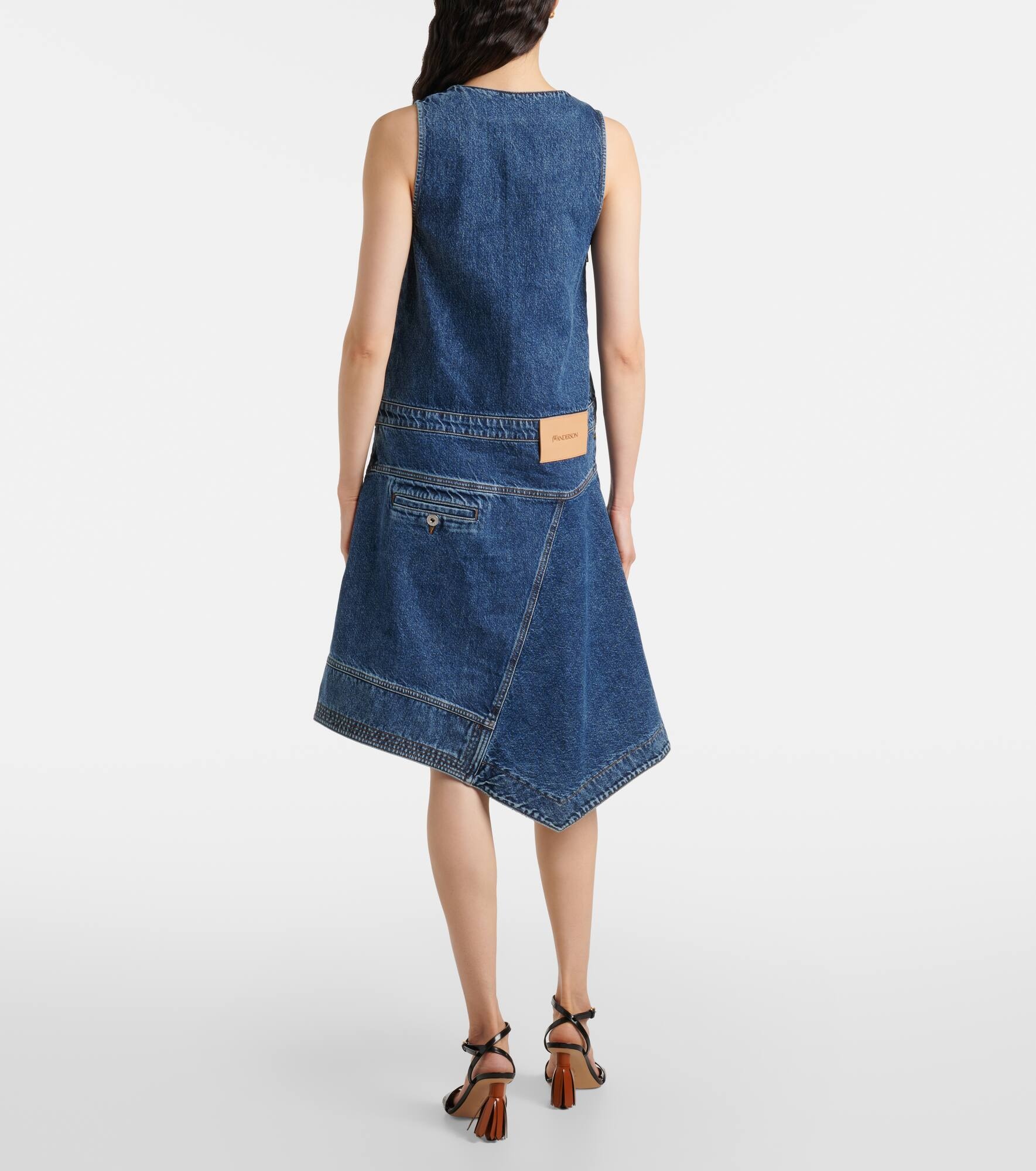 Denim wrap dress - 3