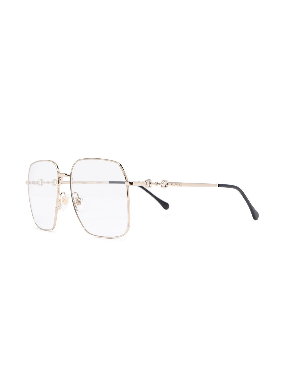 square-frame oversized glasses - 2