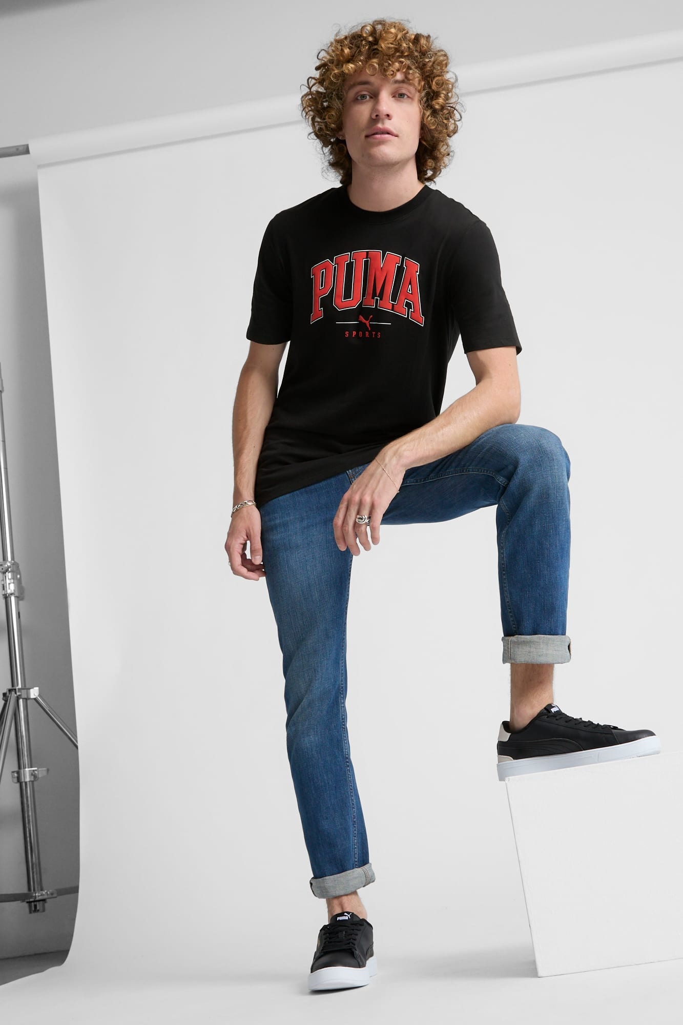 PUMA Squad Big Logo Men's Tee - 5