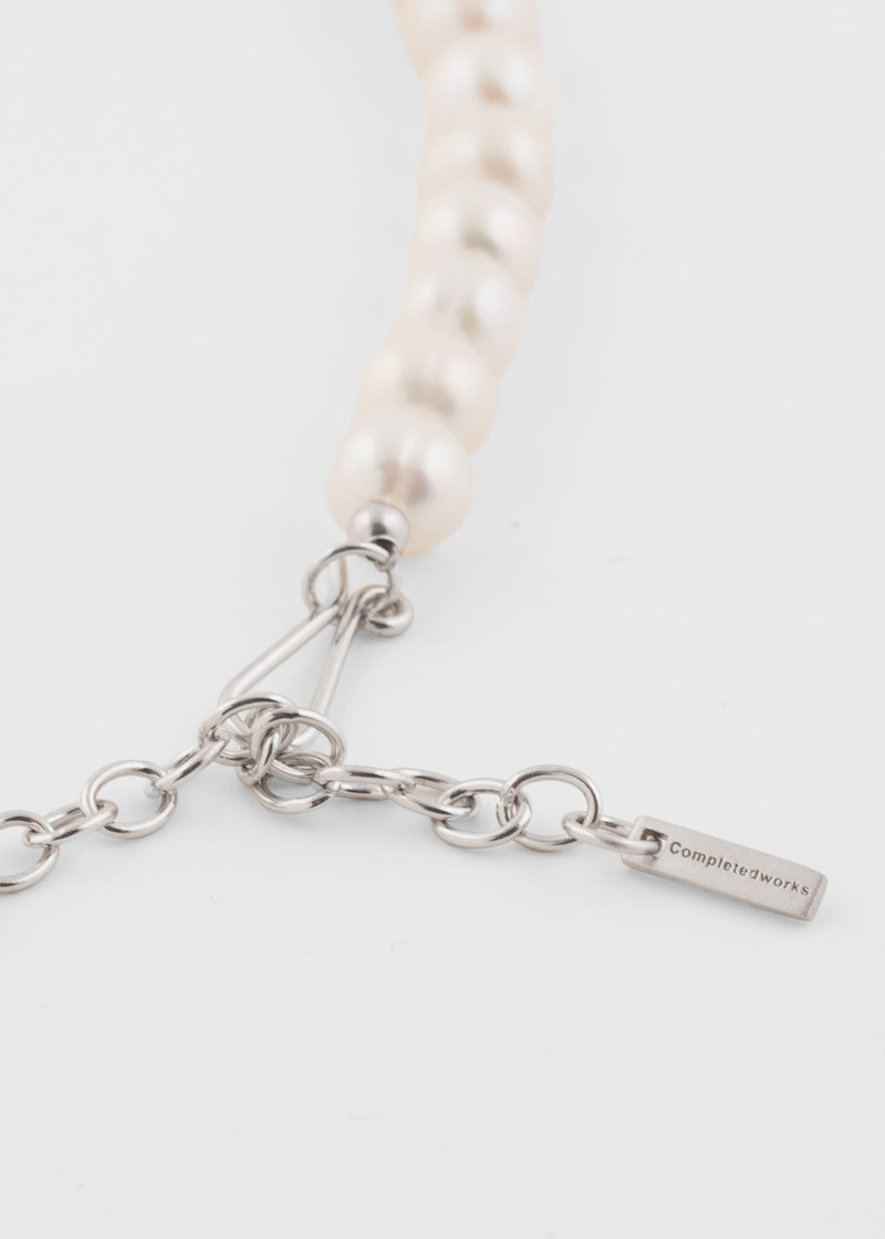 Pearl & Glass Bead Necklace by Completedworks 3