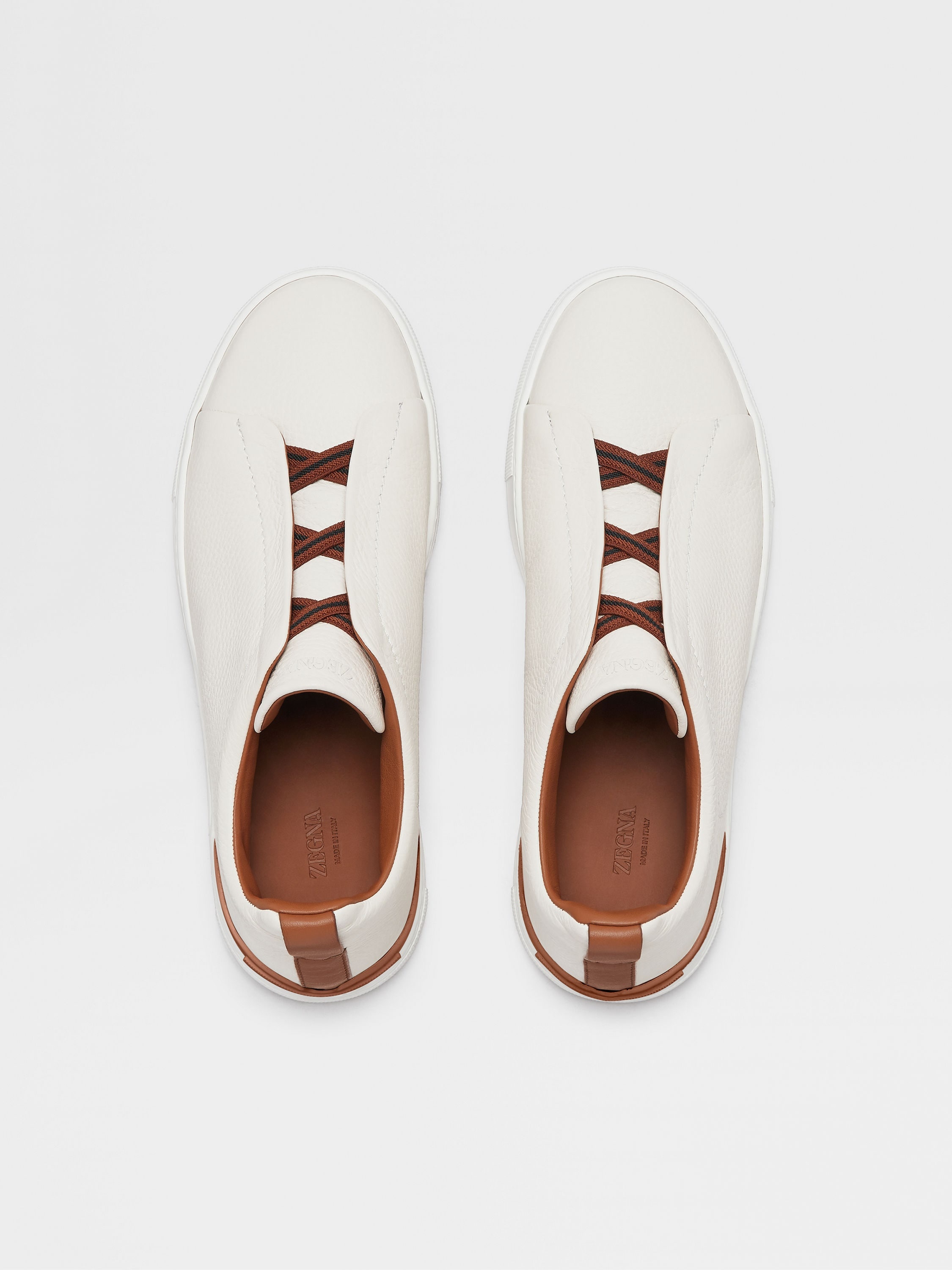 OFF WHITE DEERSKIN TRIPLE STITCH™ SNEAKERS - 4