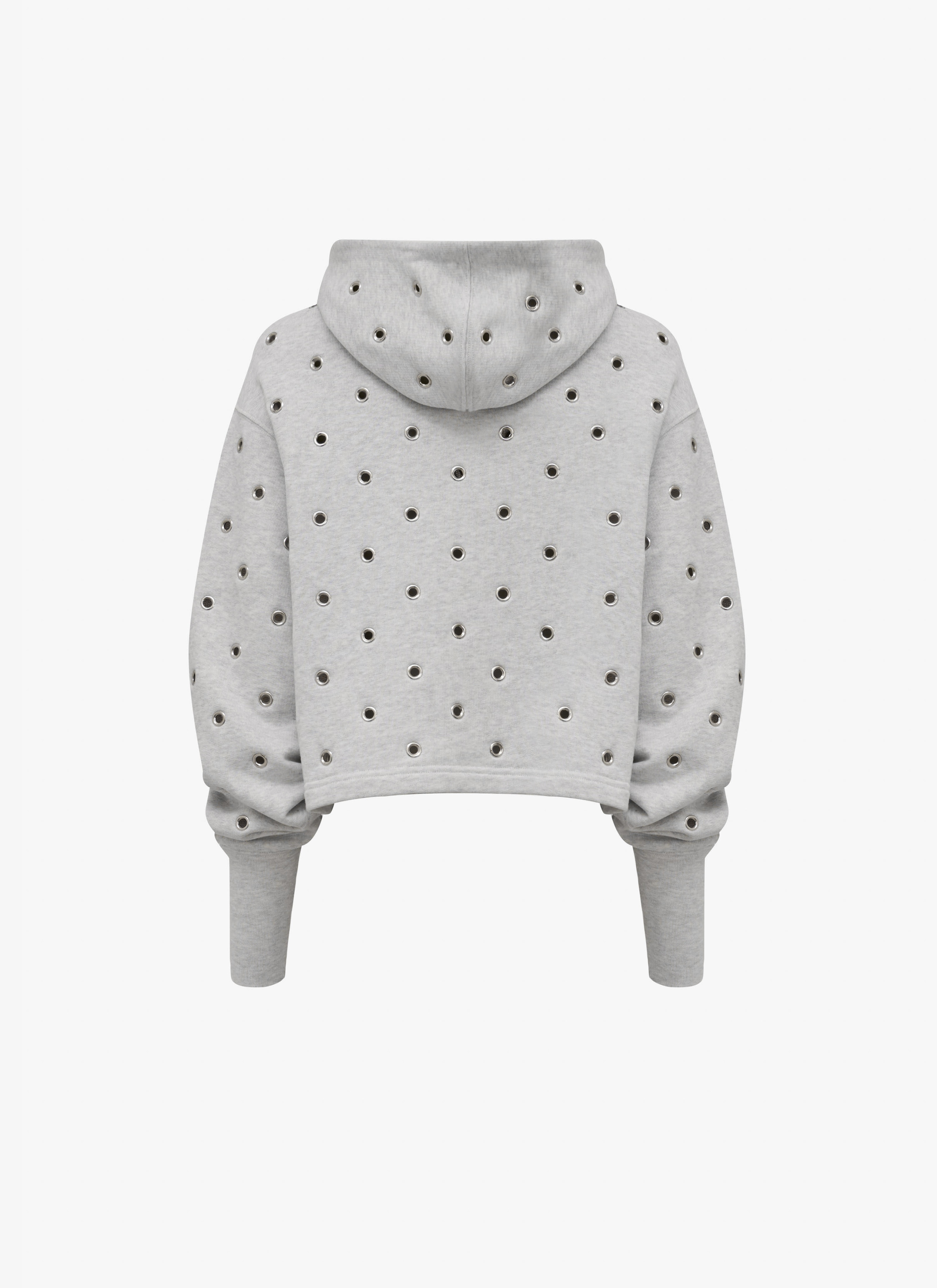 EYELET HOODIE - 2