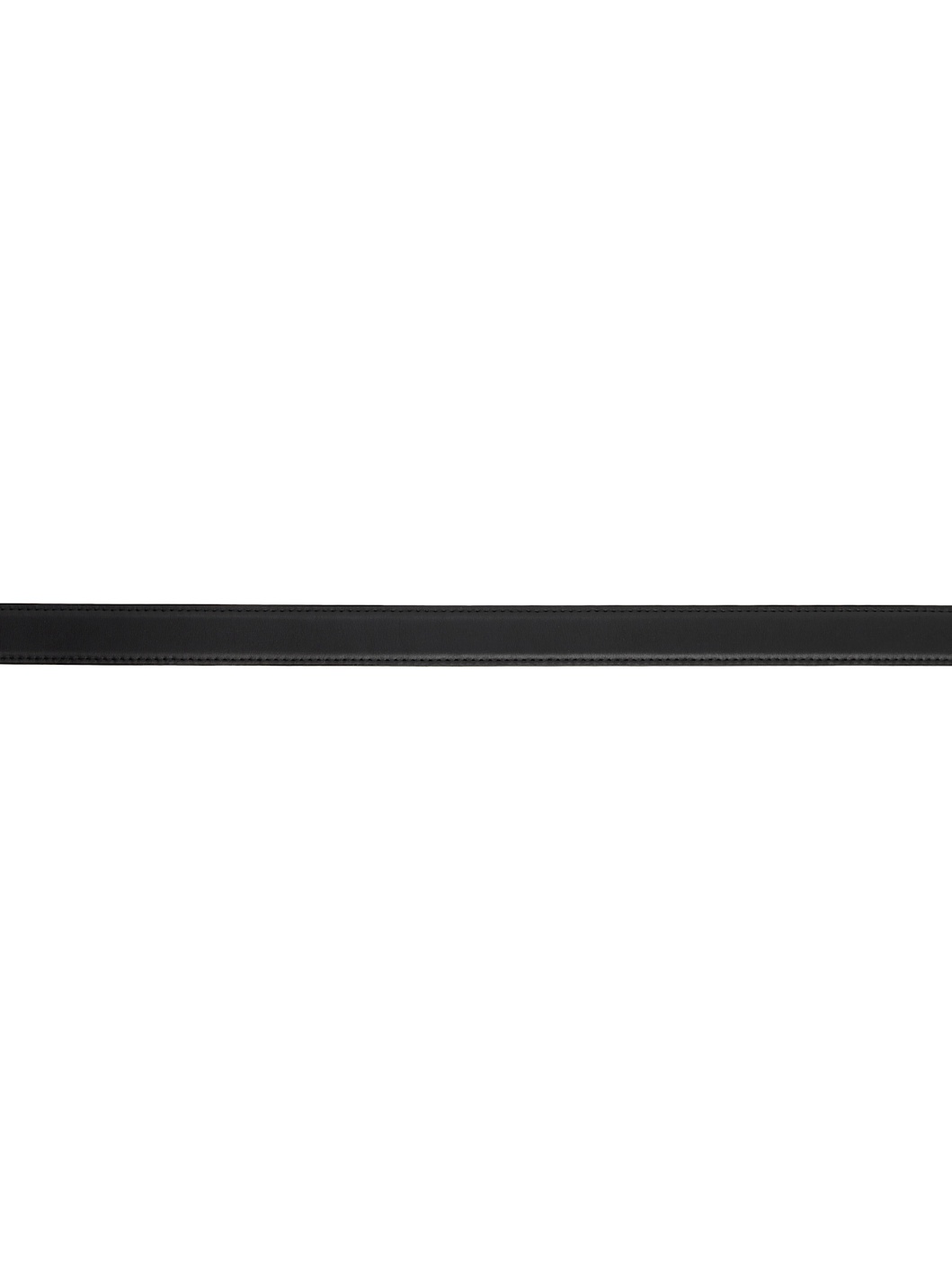 Black AC Leather Belt - 2