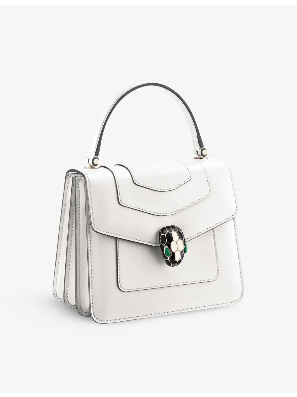 Serpenti Forever leather top-handle bag - 2