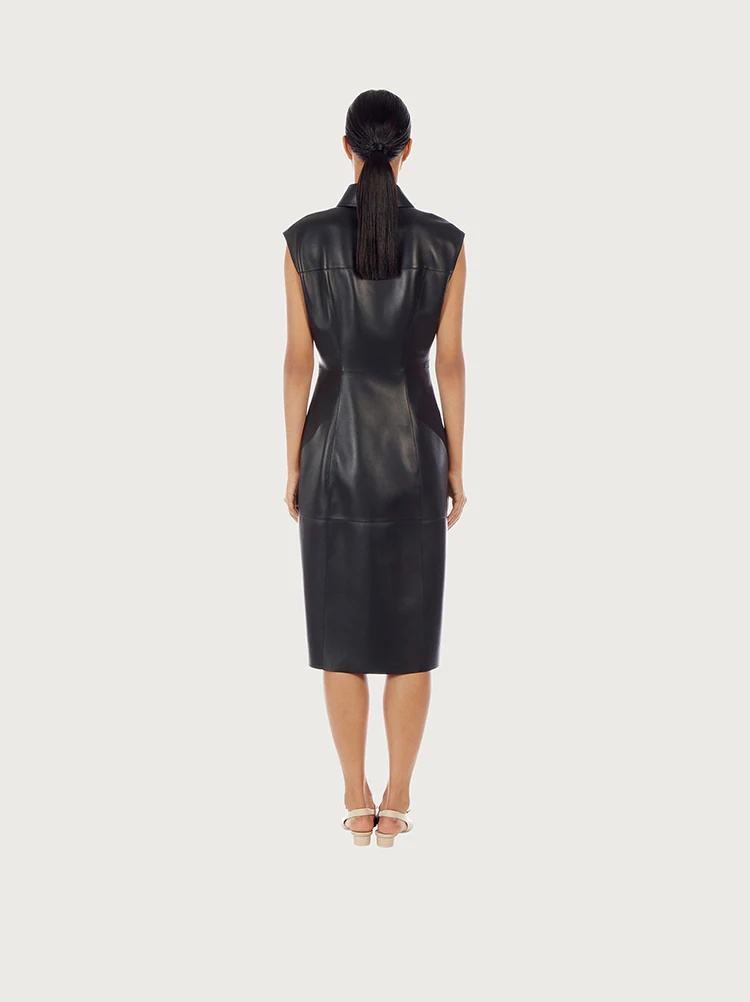 NAPPA LEATHER DRESS - 4