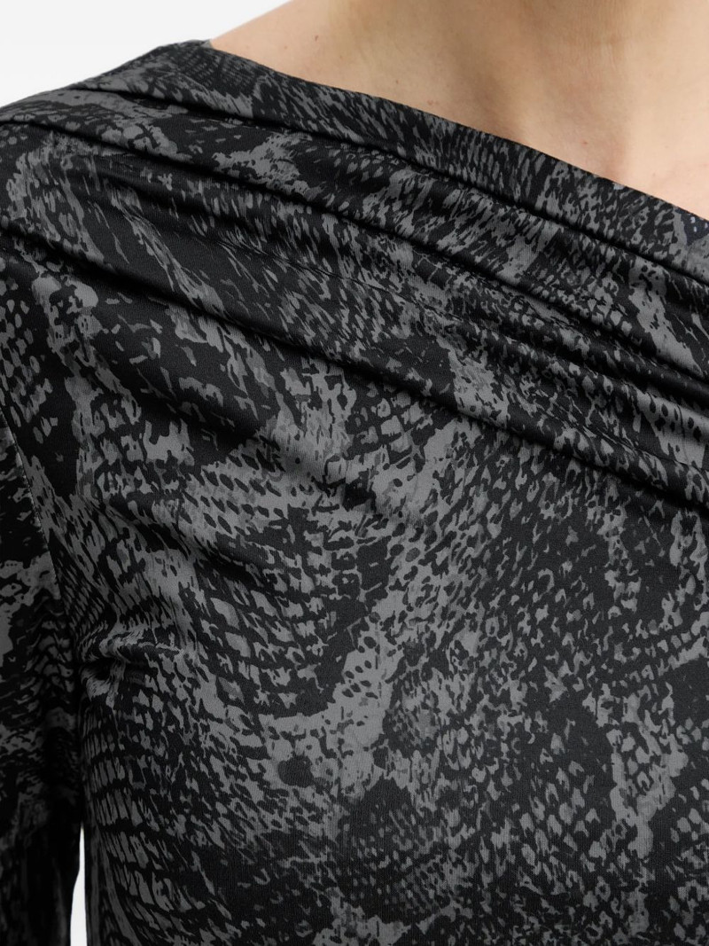 Anita one-shoulder patterned top 5
