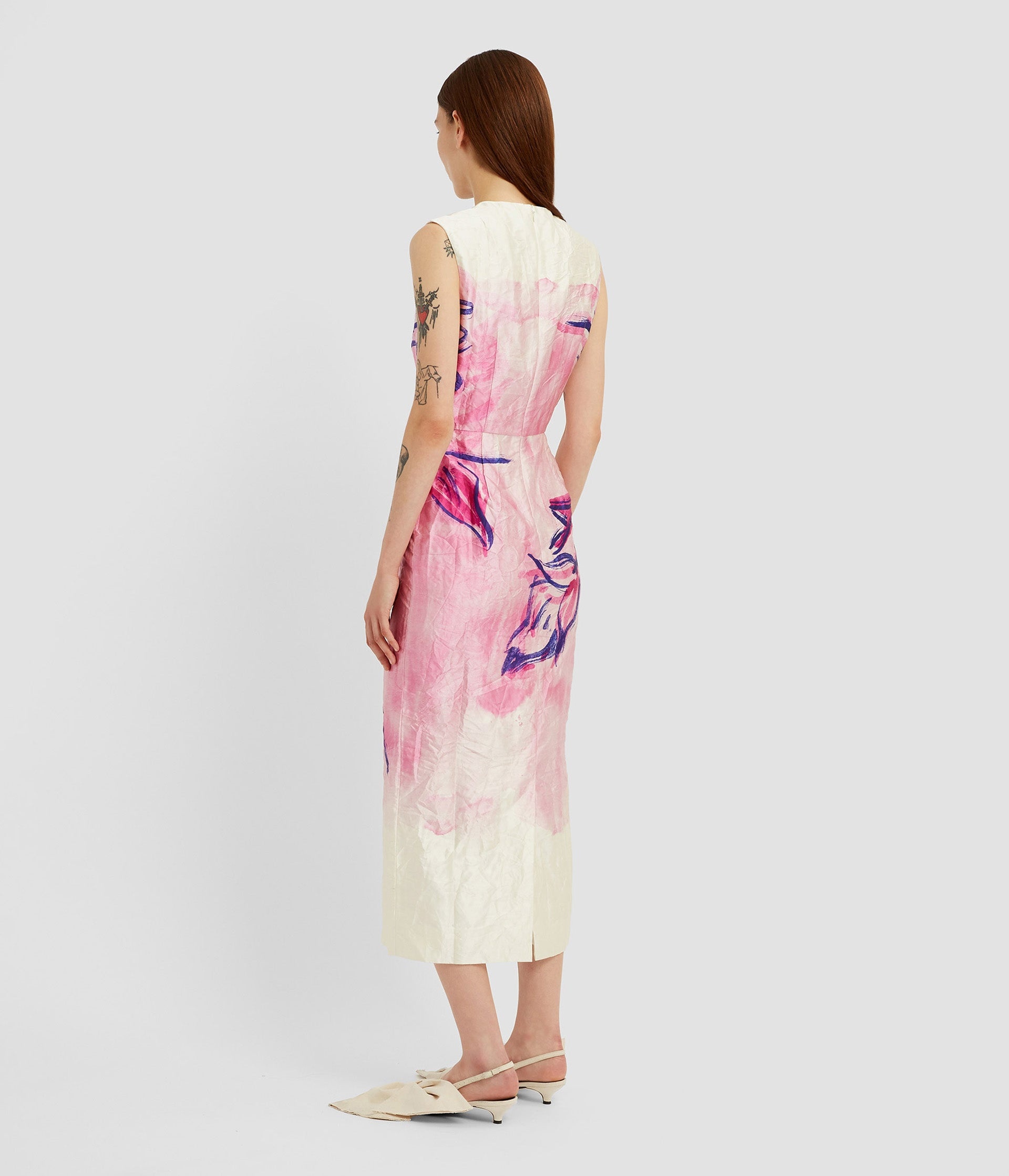SLEEVELESS MIDI DRESS - 3