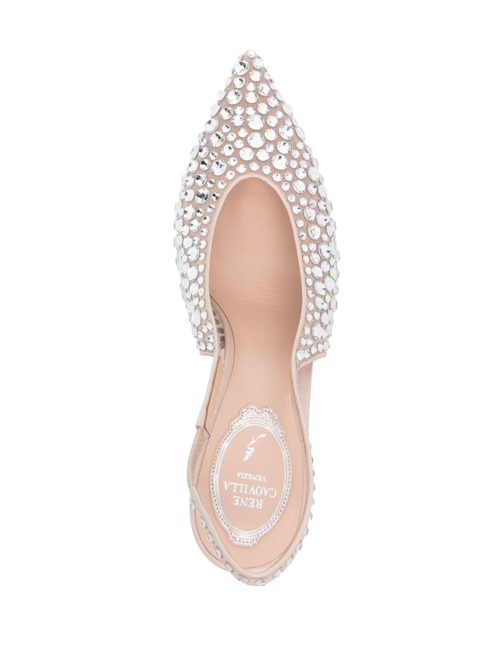 80mm rhinestone-embellished pumps - 4
