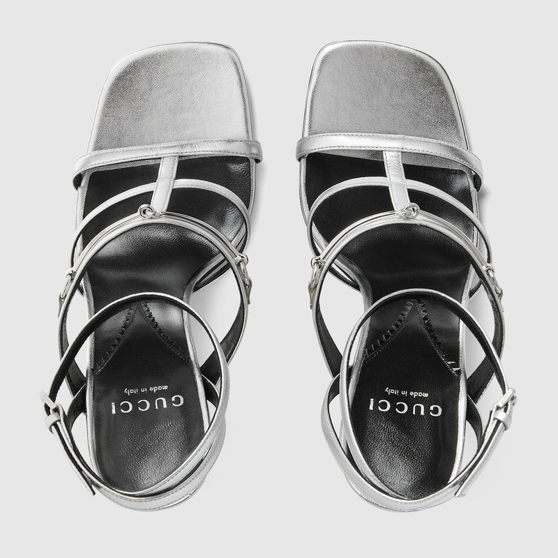 GUCCI Women's slim Horsebit sandal outlook