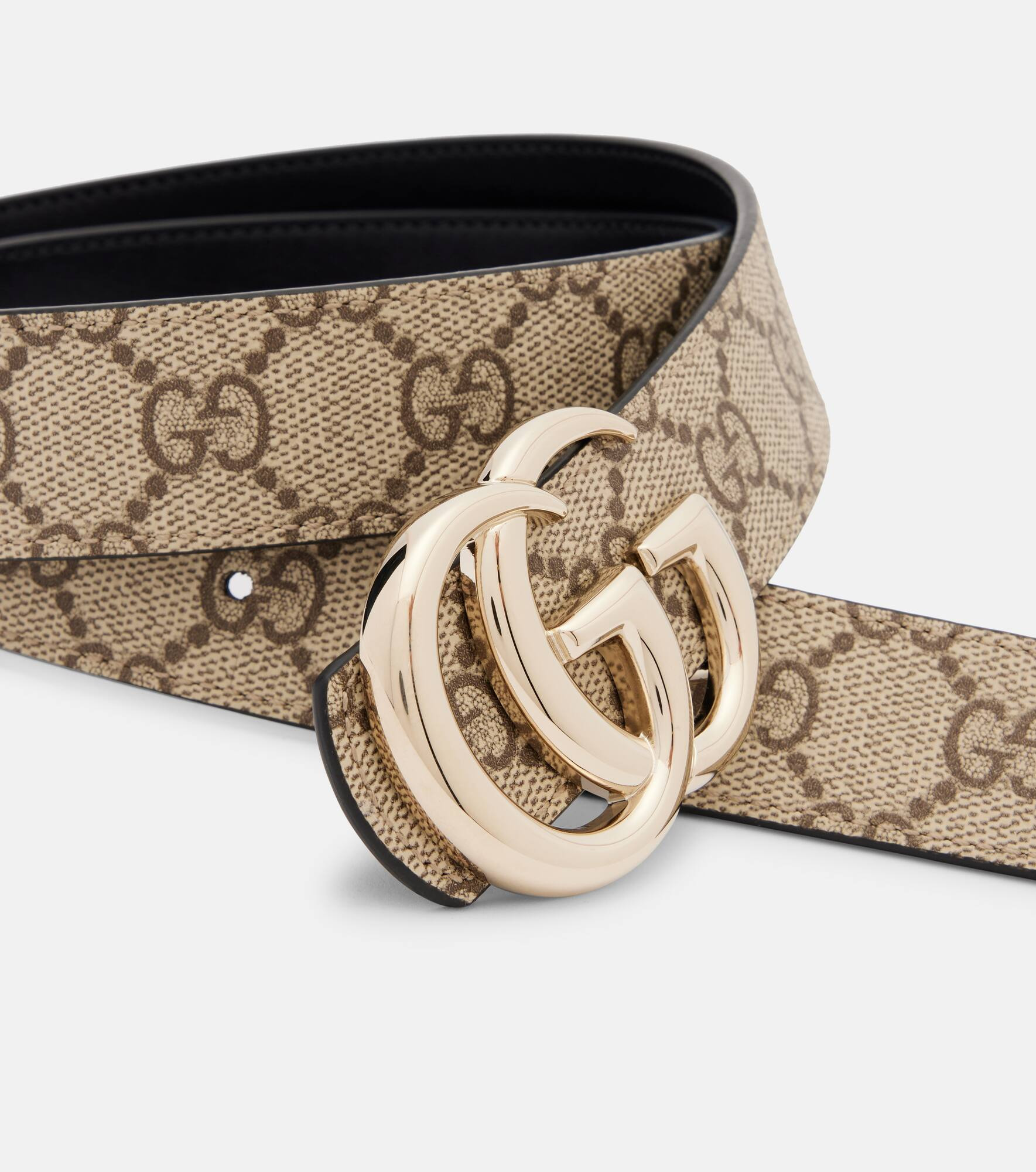 GG reversible leather belt - 3