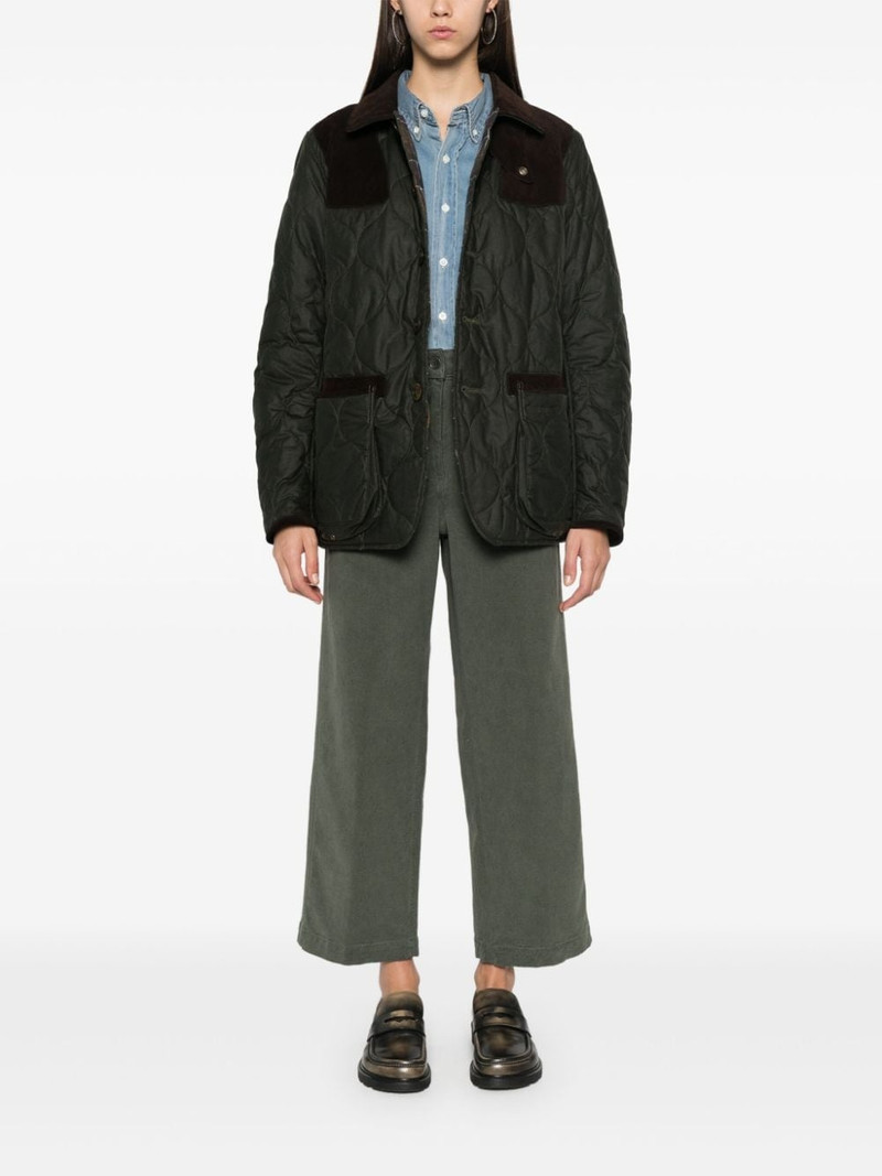 Aspesi twill cropped trousers outlook