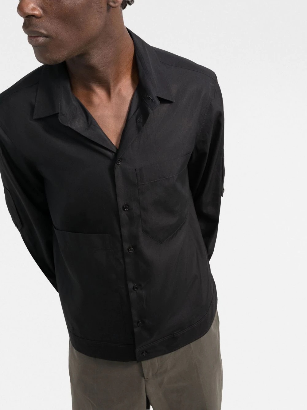 multi-pocket shirt - 3