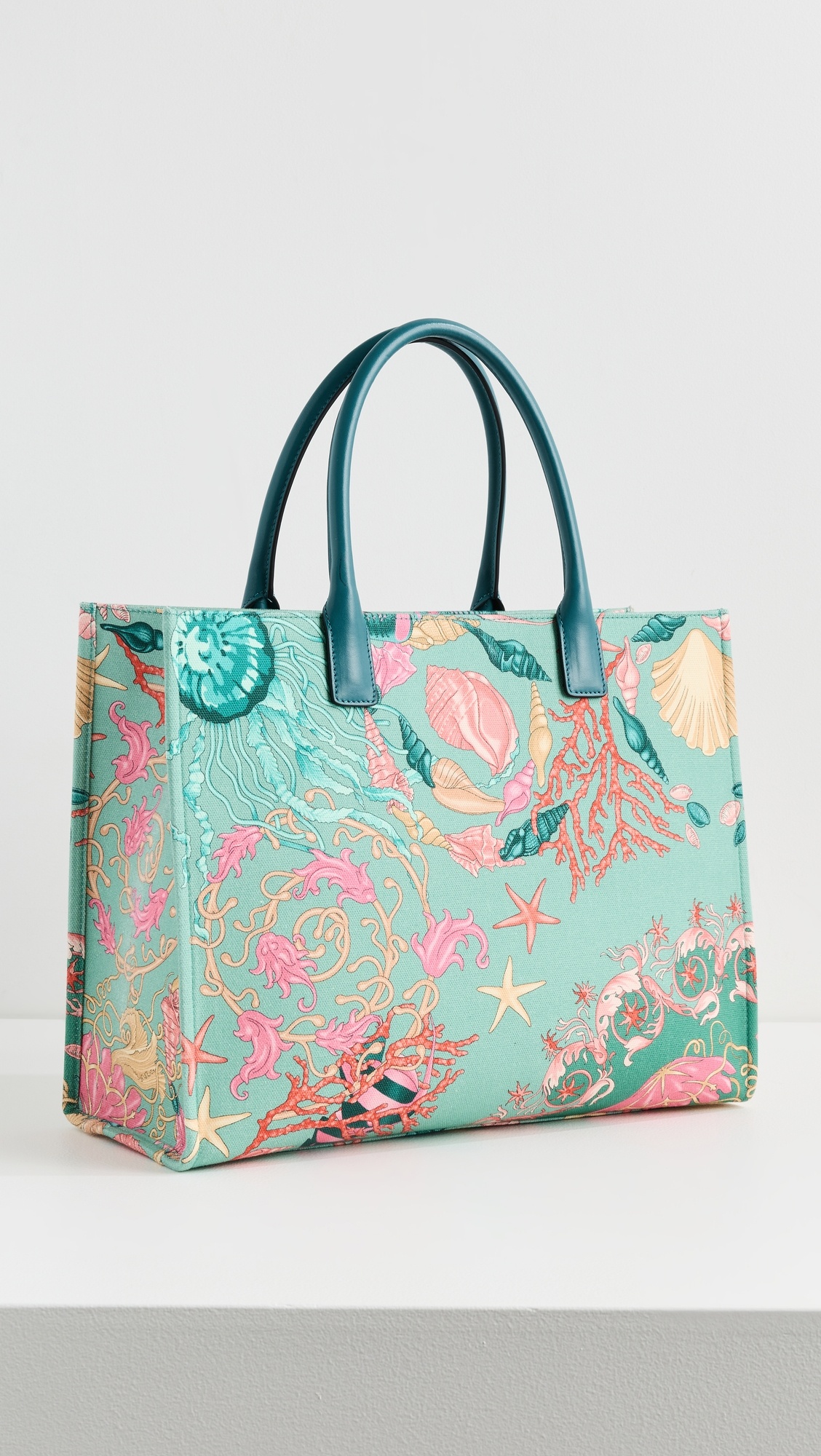 Tote Fabric and Calf Leather Bag - 3