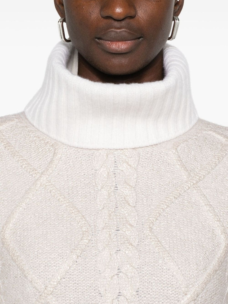 lamé-effect sweater 5