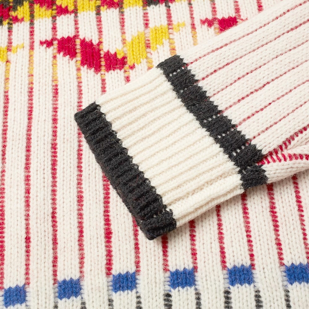 Kenzo Lambswool Peruvian Fair Isle Knit - 3