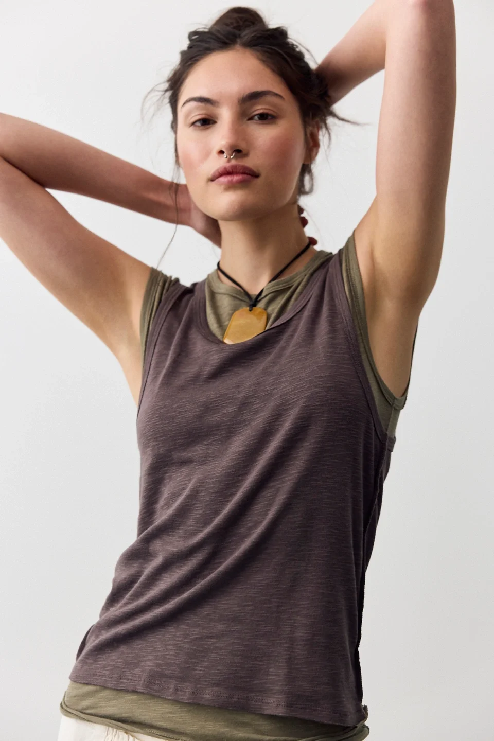 We The Free Tinsley Twofer Short Sleeve Top - 1